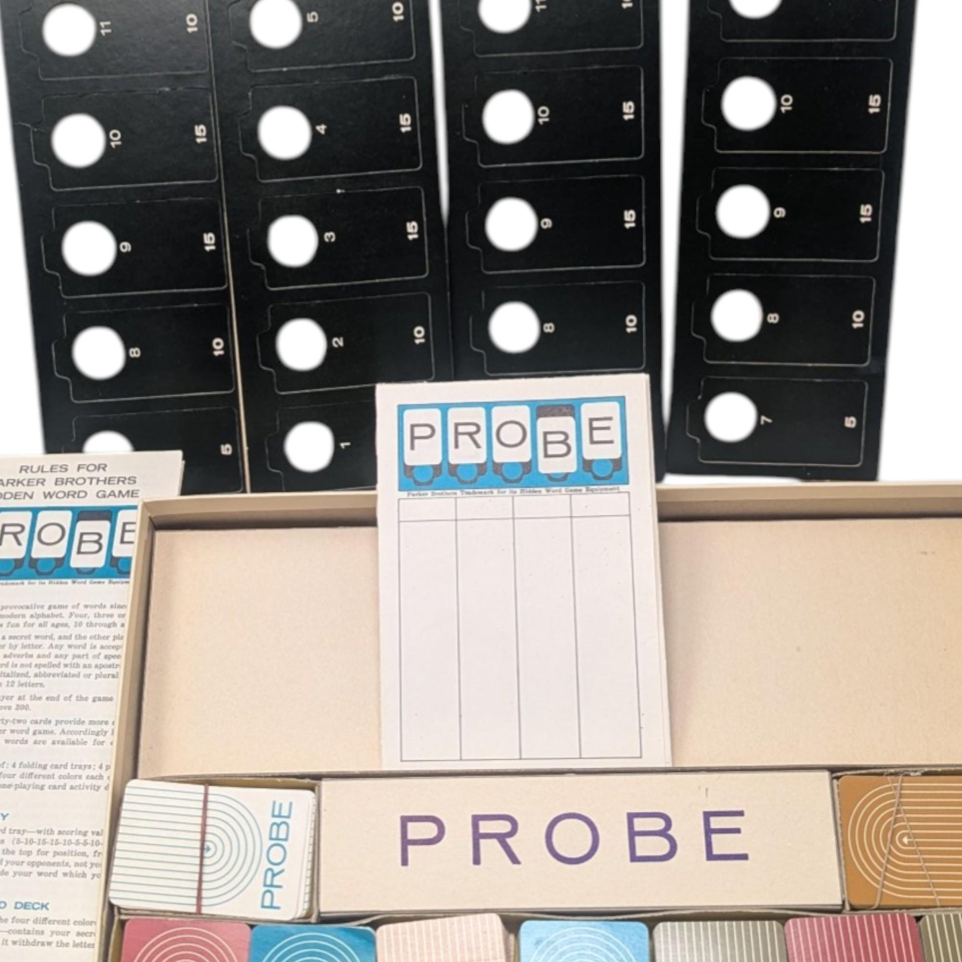 1964 Probe Word Game, Parker Brothers