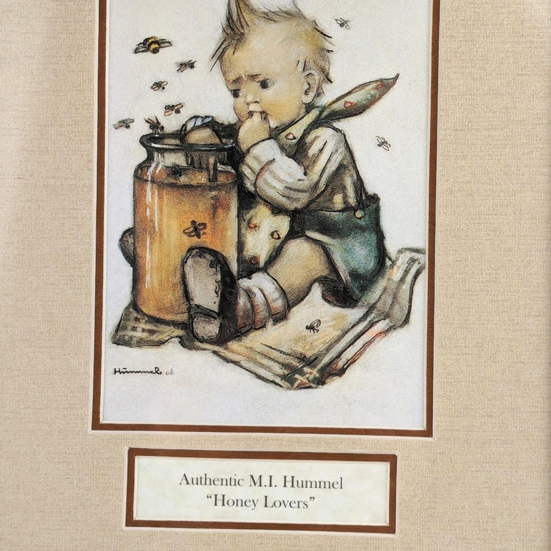 Set of 3 Vintage 1981 Framed Hummel Prints