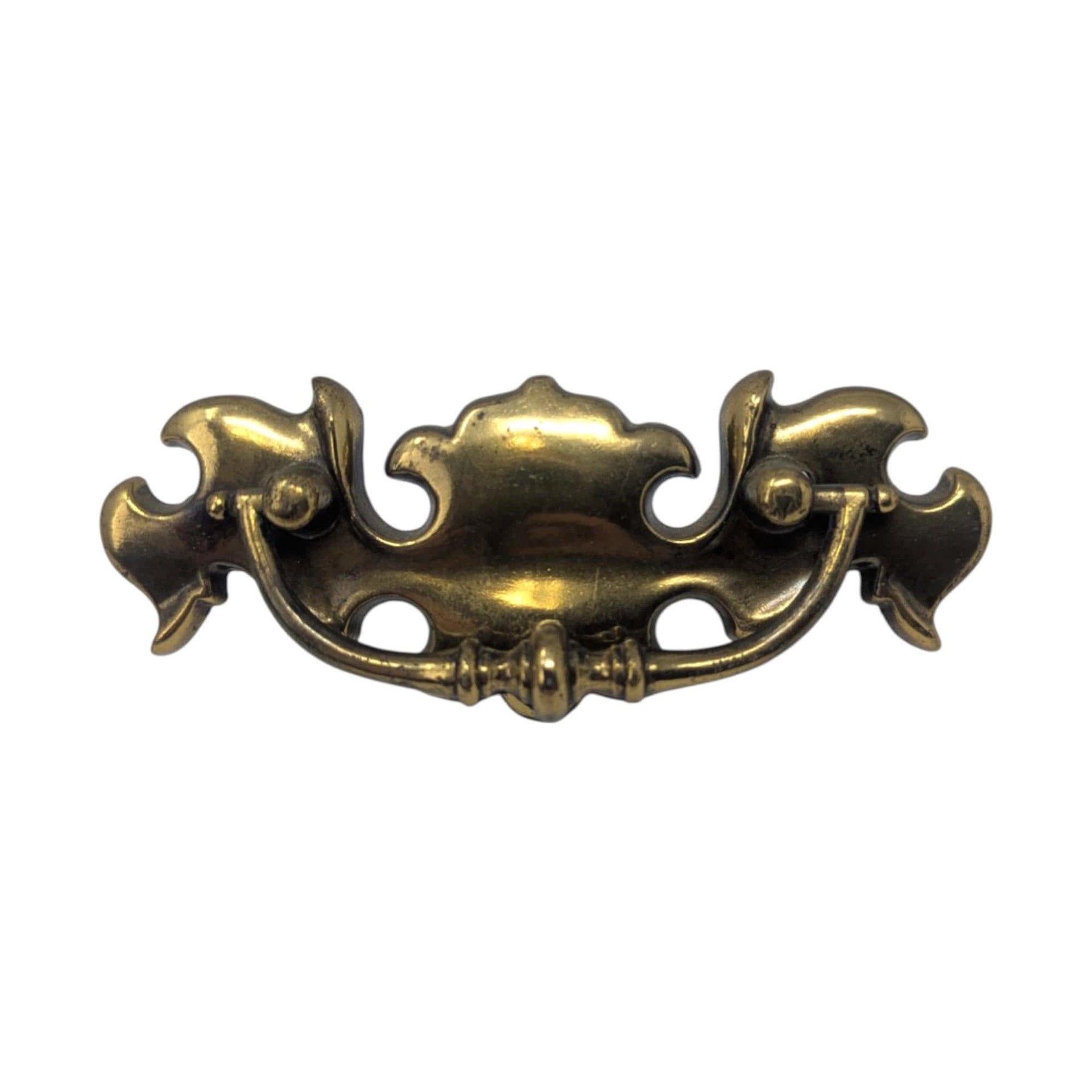 Vintage Brass Chippendale Batwing Drawer Pulls