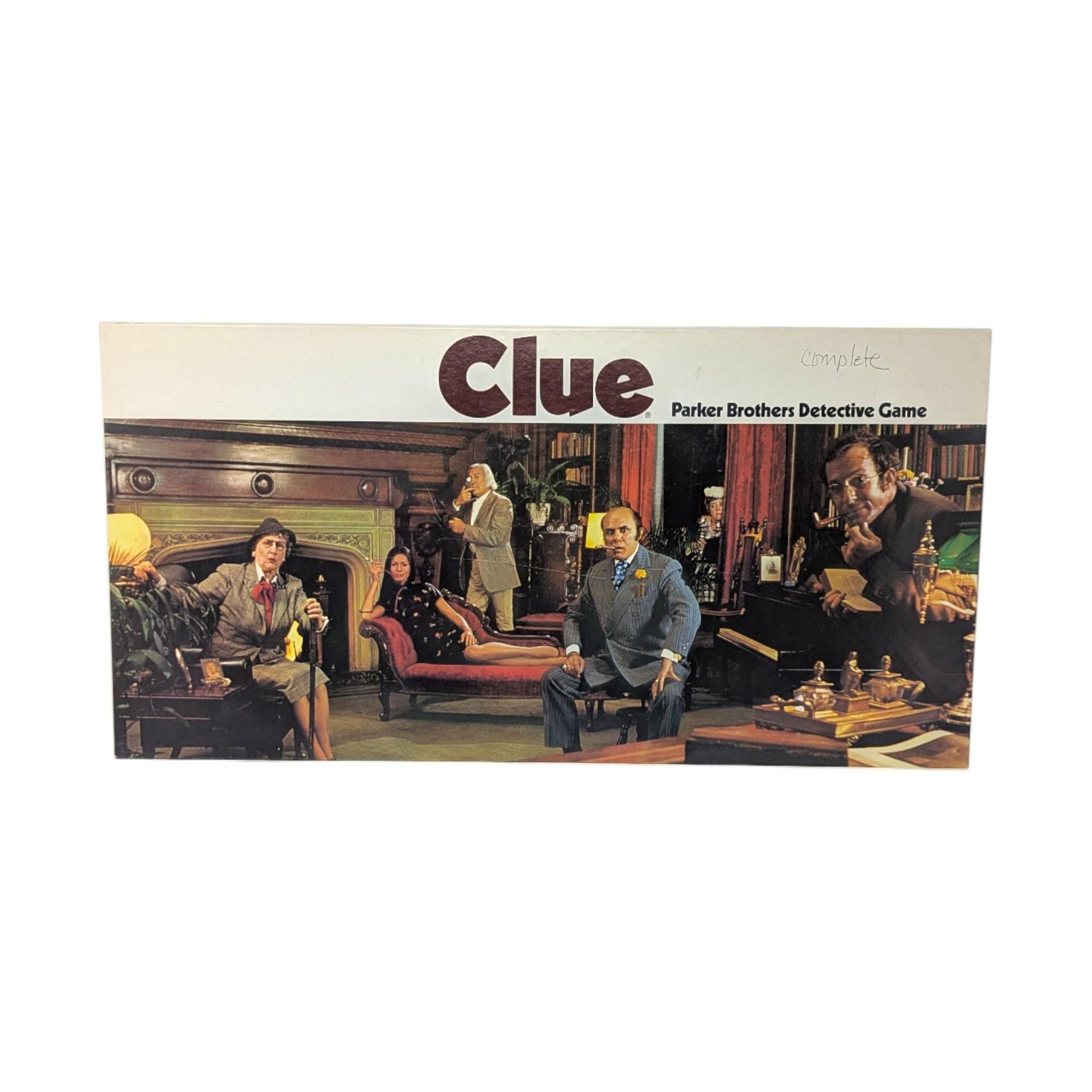 1972 Clue Parker Brothers Detective Game