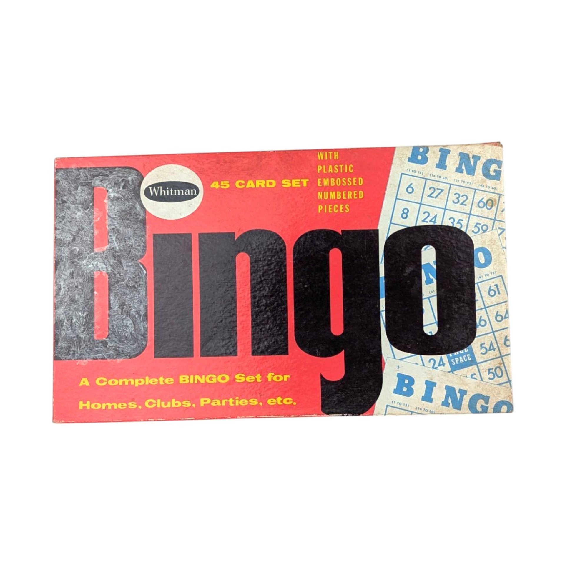 Vintage Whitman Bingo Game