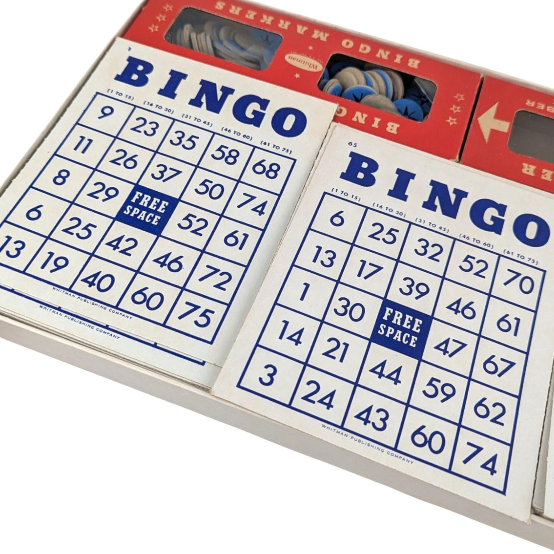 Vintage Whitman Bingo Game
