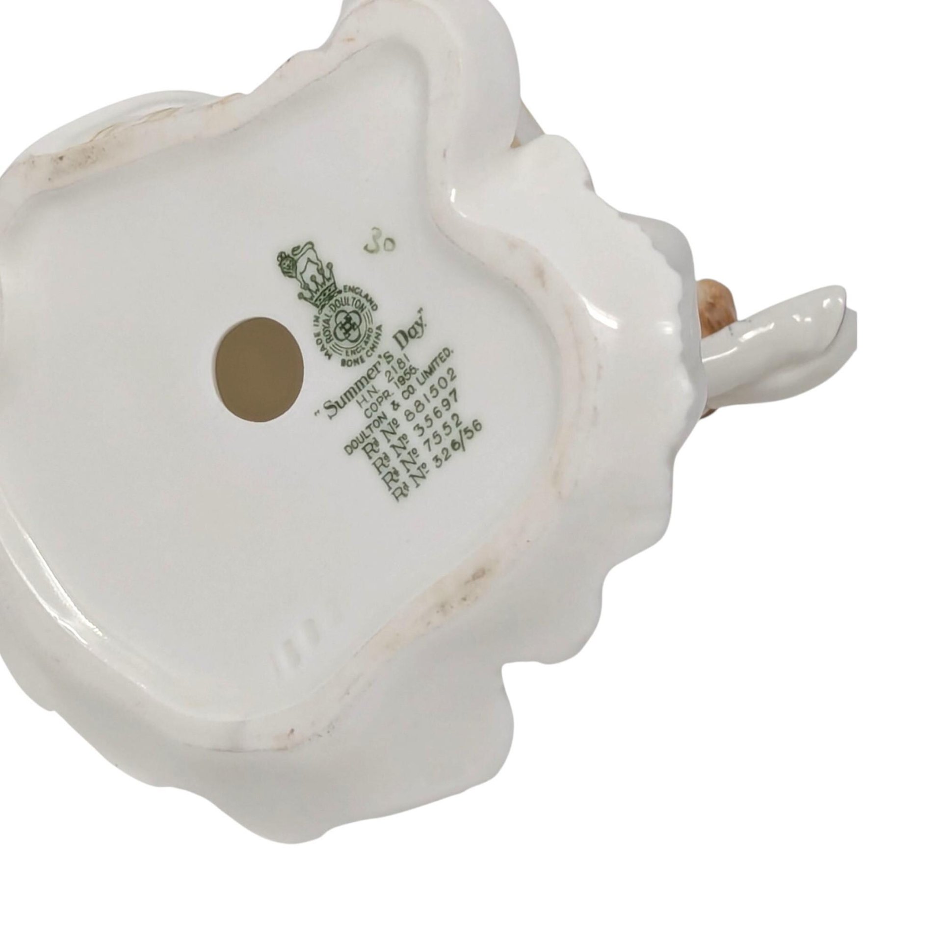 1991 Royal Doulton "Summer's Day" HN3378 Porcelain Figurine