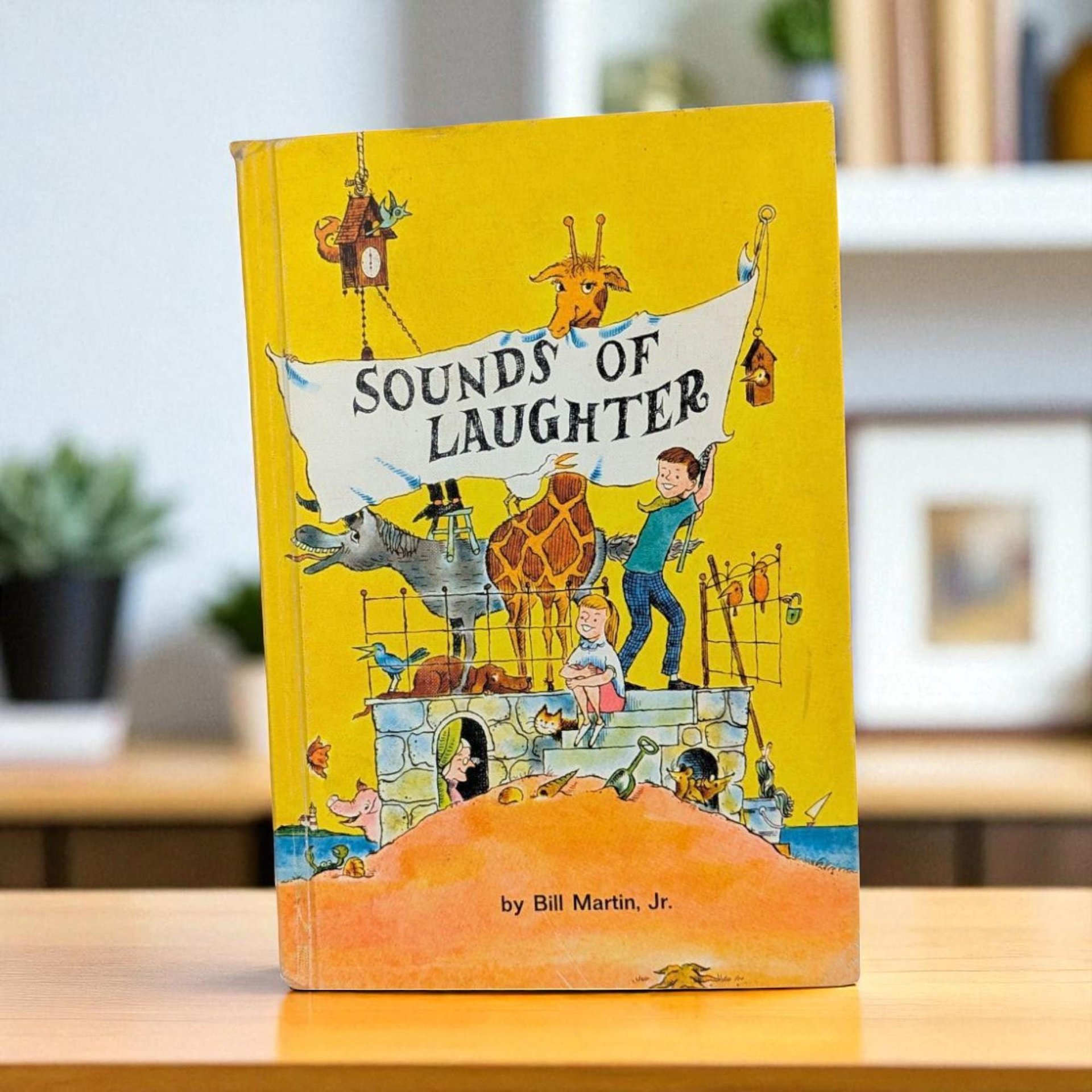 1966 "Sounds of Laughter" by Bill Martin Jr. Hardcover Book