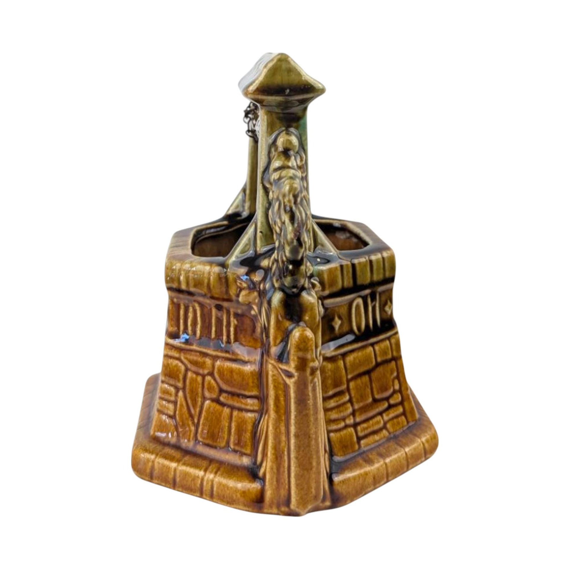 Vintage McCoy 'Wishing Well' Ceramic Planter