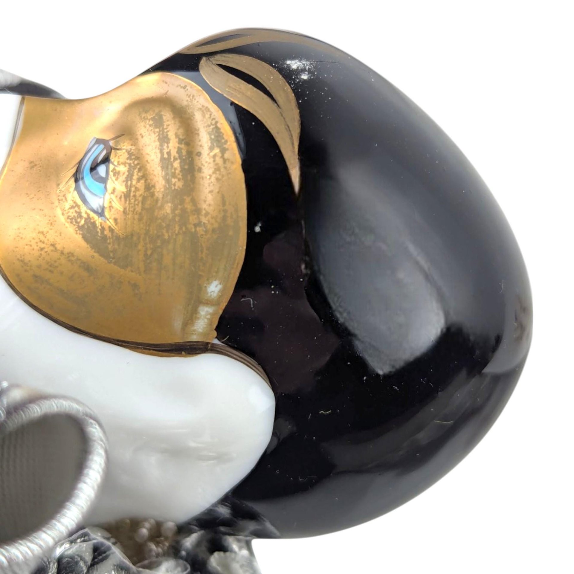 Vintage Lindell Porcelain Harlequin Doll