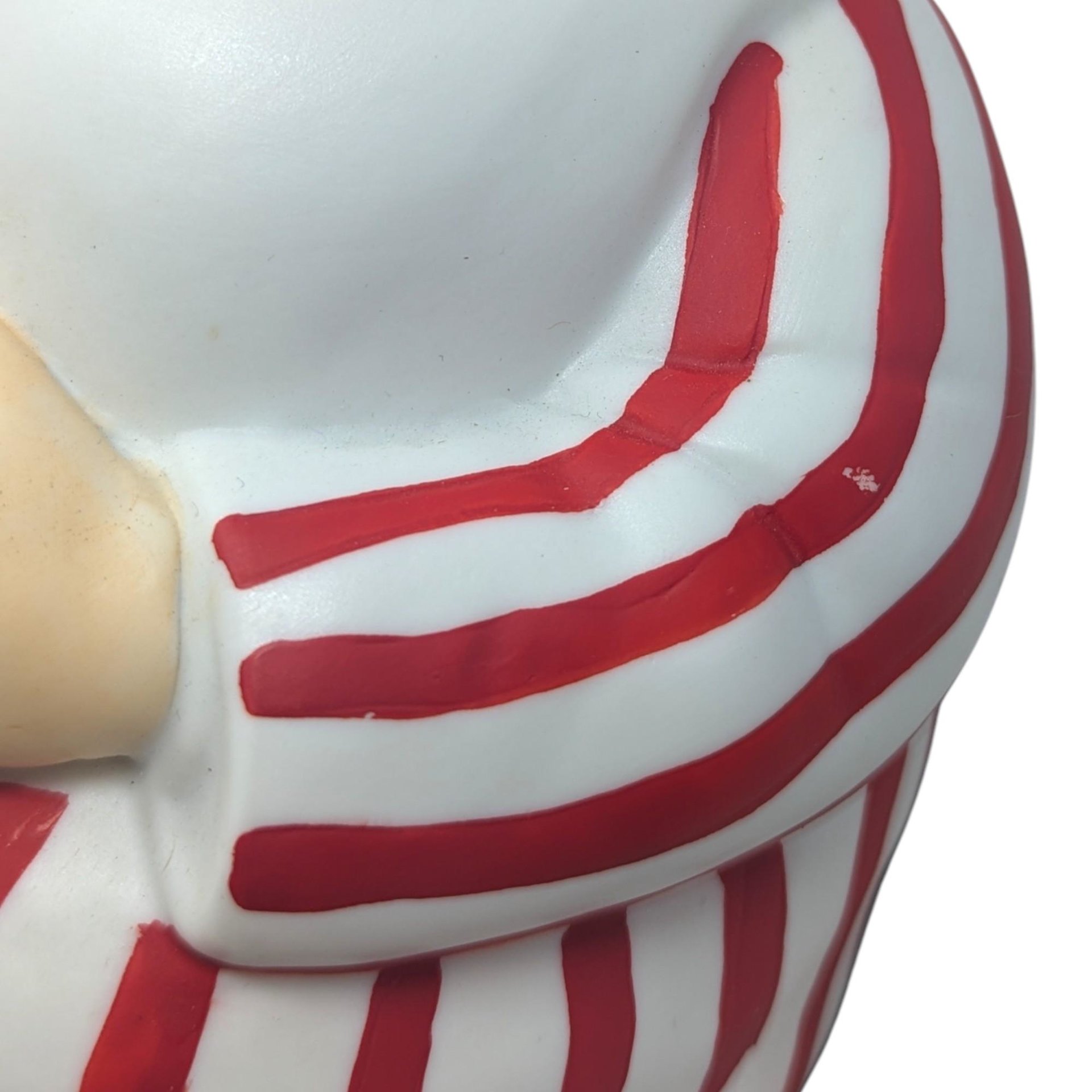 Vintage Dept 56 Silhouette 'Cat Nap' Santa Figure