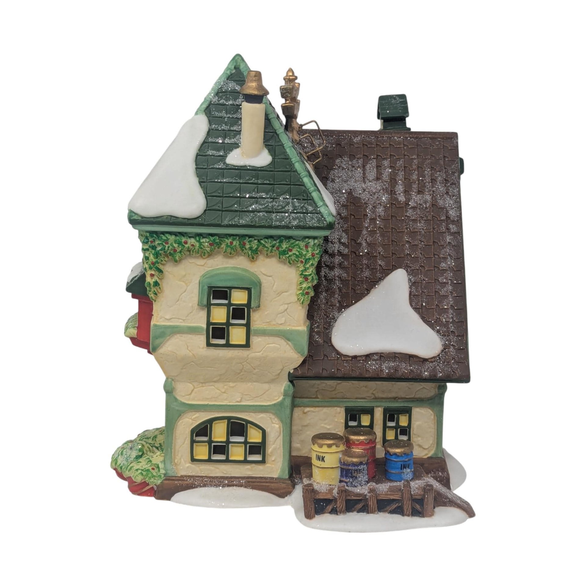 1997 Dept 56 The Glacier Gazette North Pole Series Building