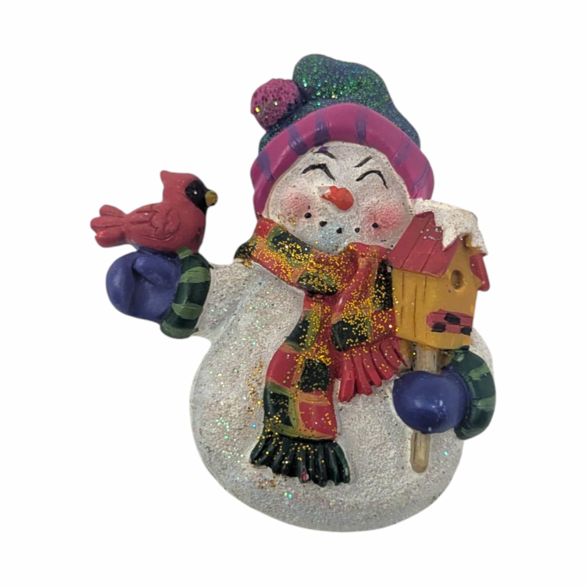2005 MSR Resin Snowman Refrigerator Magnets Set of 6