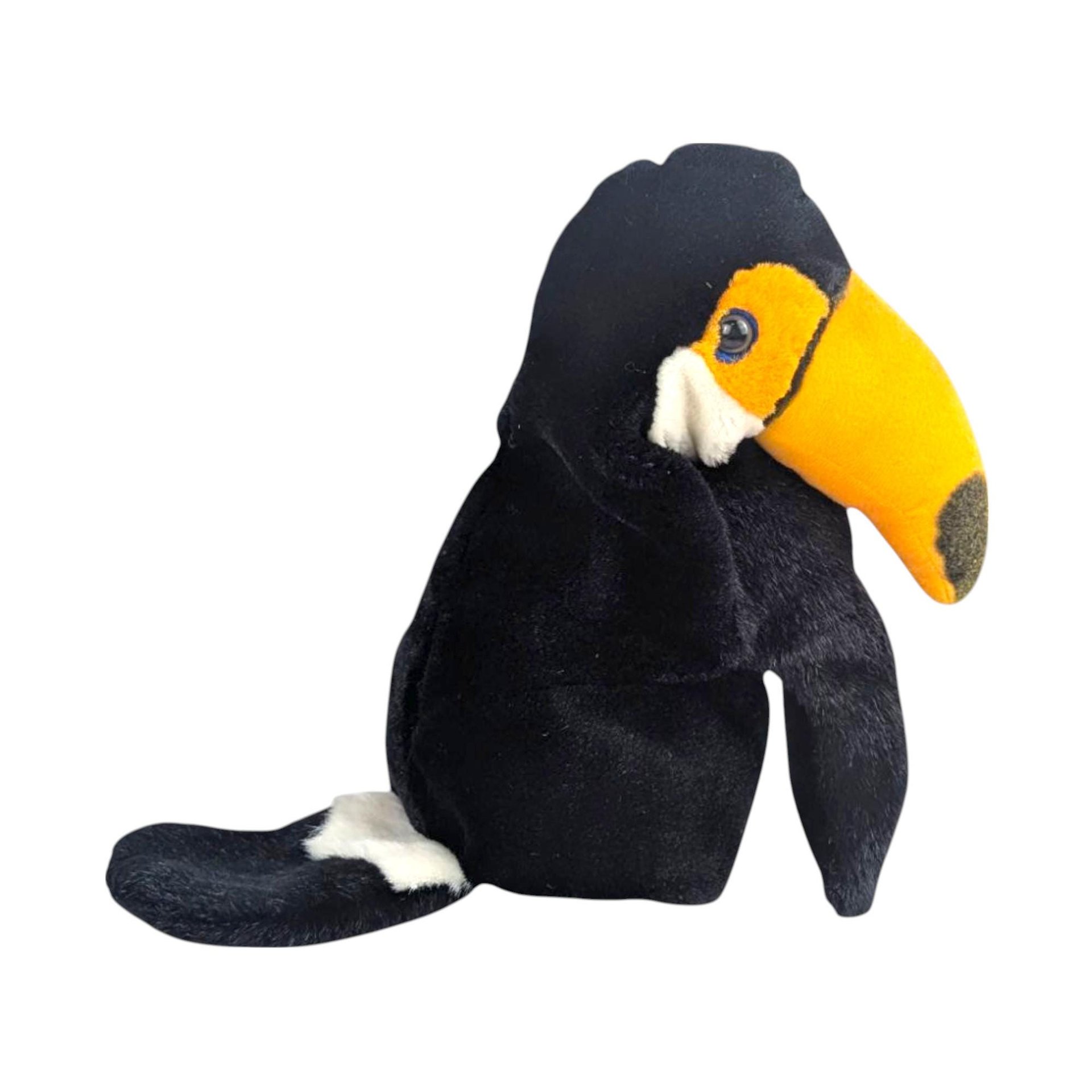 1999 KM Plush Toucan Bird Hand Puppet