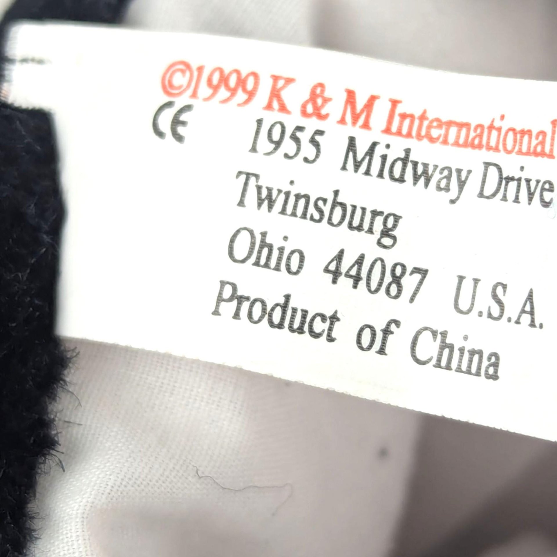 1999 KM Plush Toucan Bird Hand Puppet