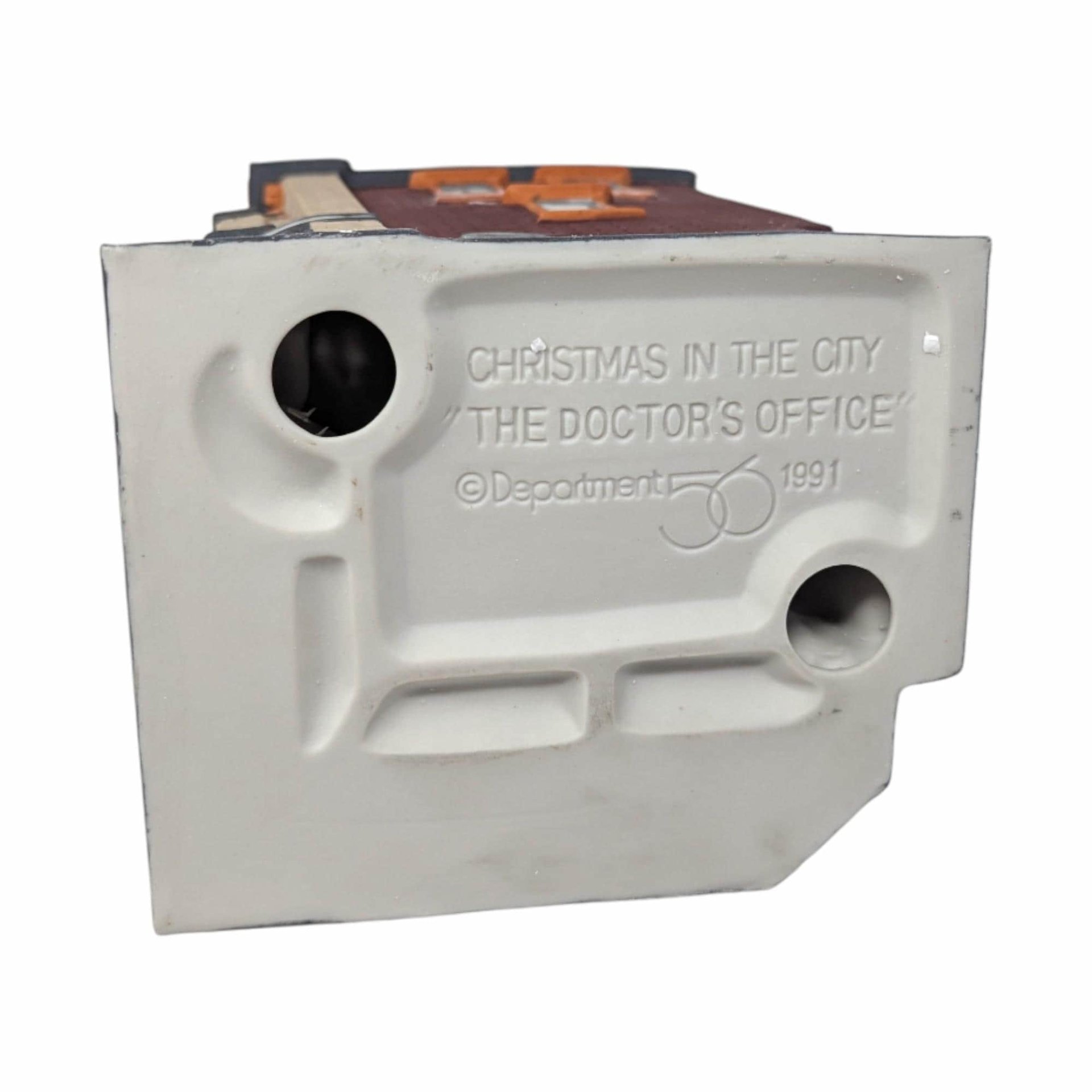 1991 Dept 56 The Doctors Office Christmas in the City Series