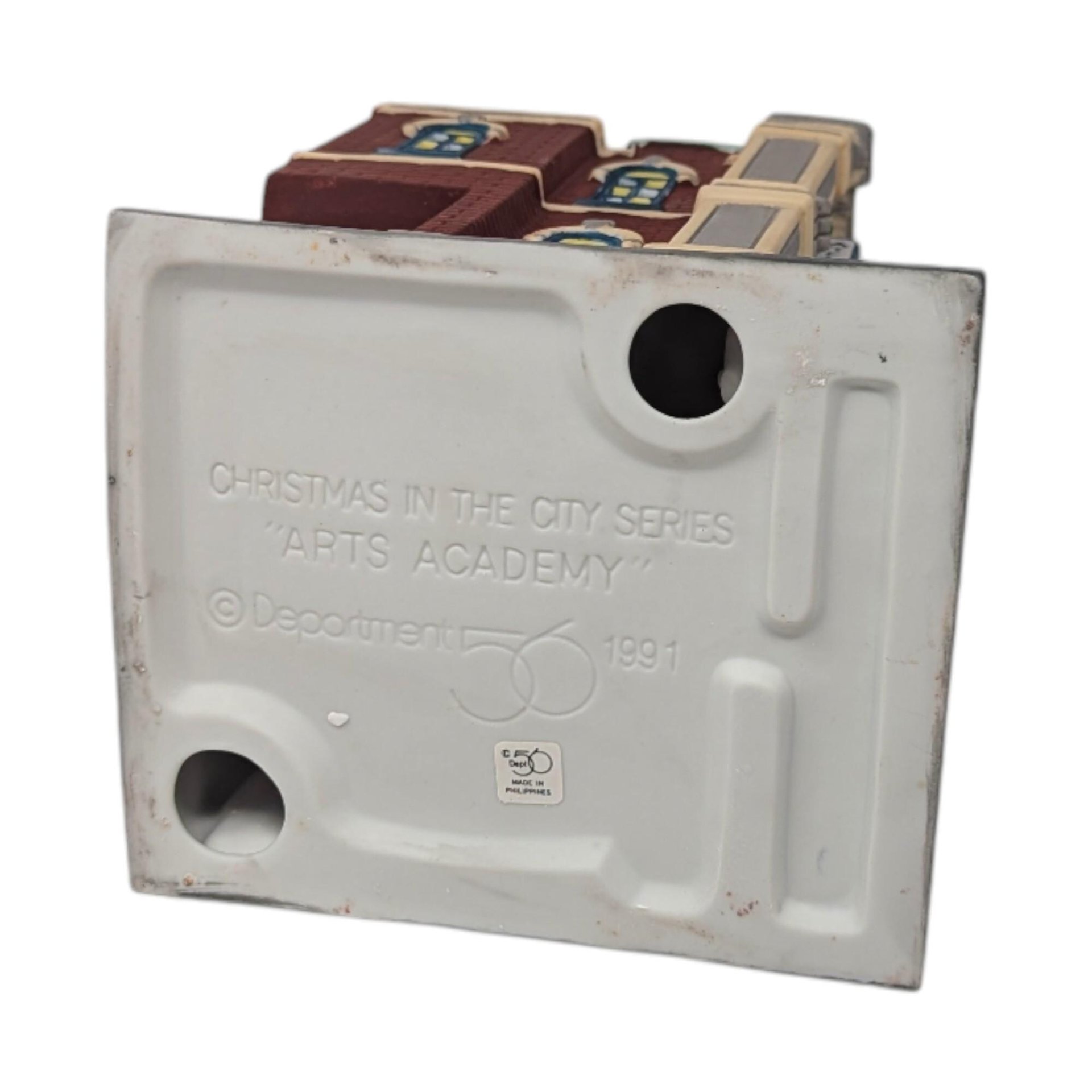 1991 Dept 56 Arts Academy Christmas in the City Series