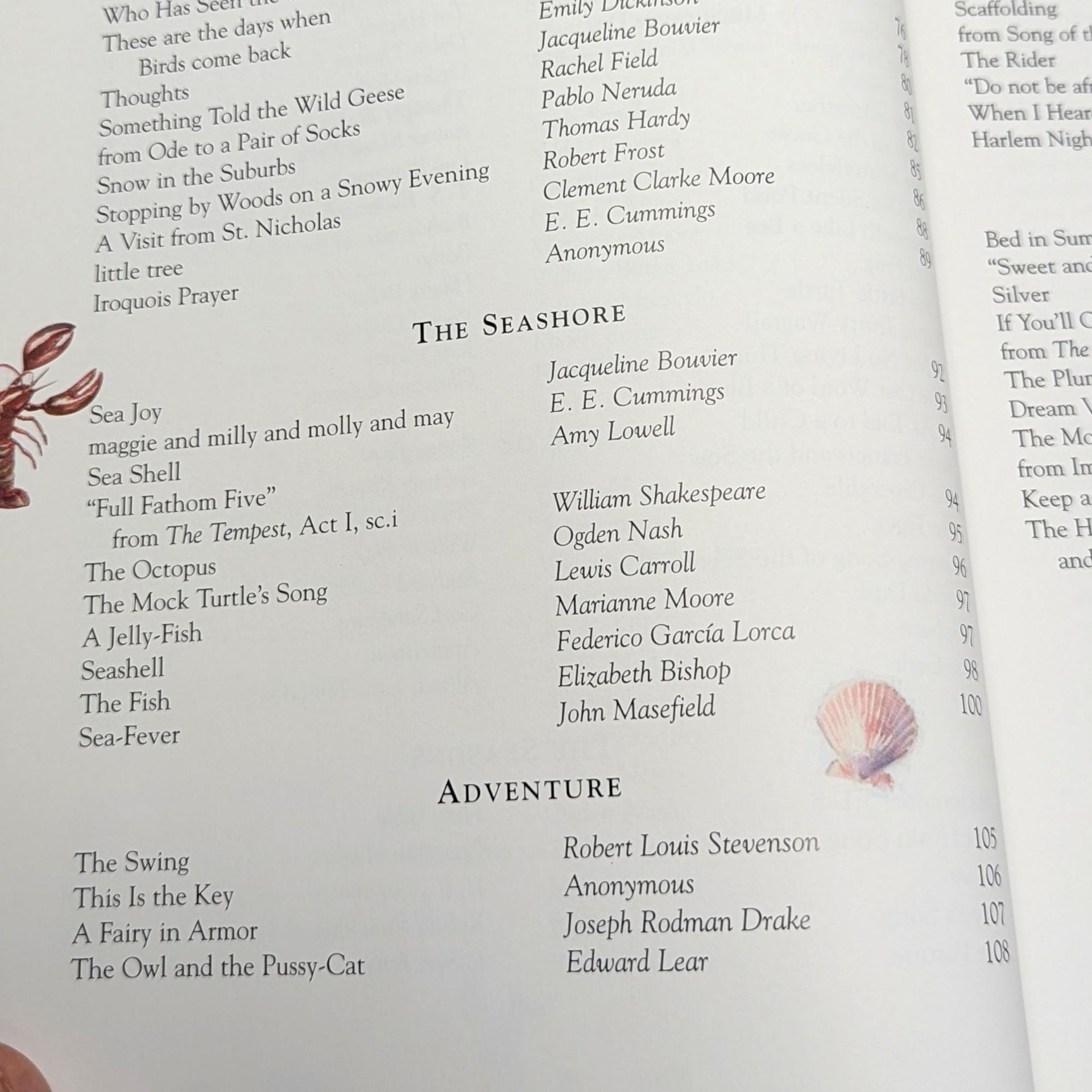 2005 A Family of Poems by Caroline Kennedy Hardcover Book