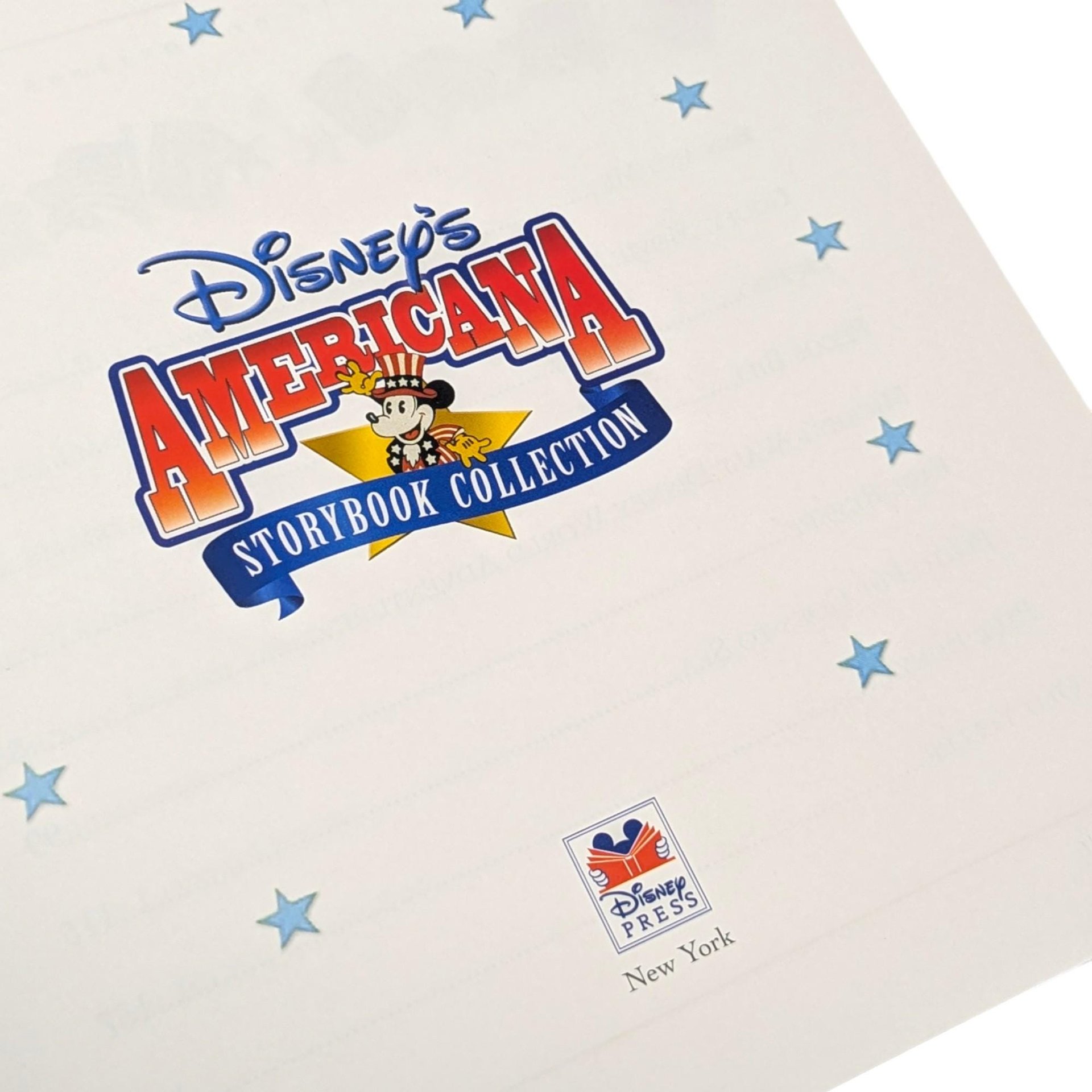 2002 Disney's Americana Storybook Collection Hardcover Book