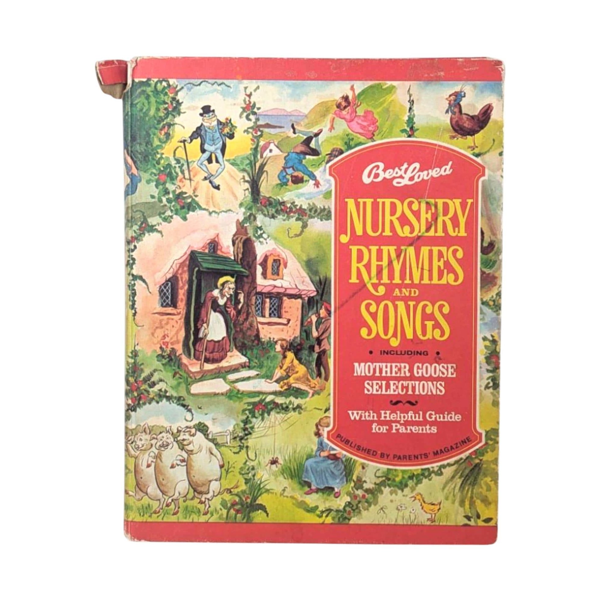 1973 Best Loved Nursery Rhymes and Songs Hardcover Book