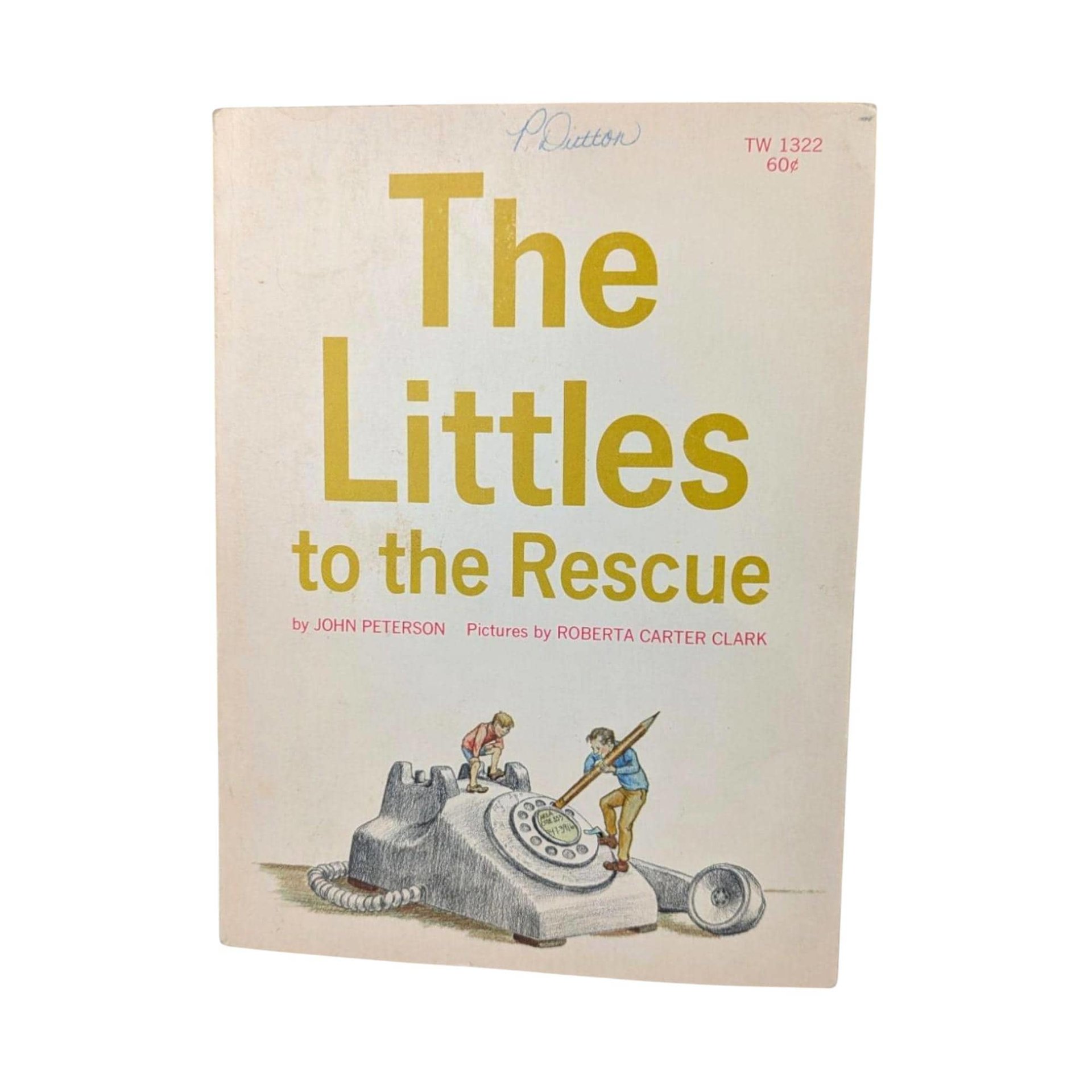 1974 The Littles to the Rescue Scholastic Softcover Book