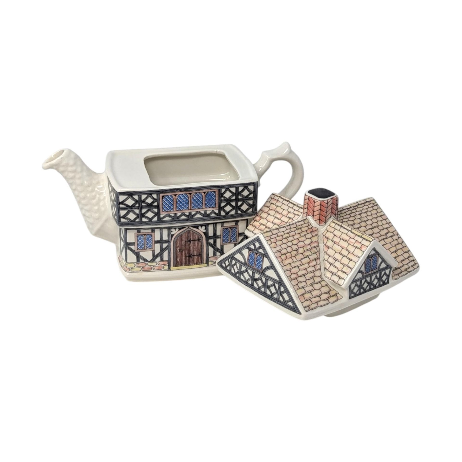 Vintage Sadler Tudor House Decorative Teapot