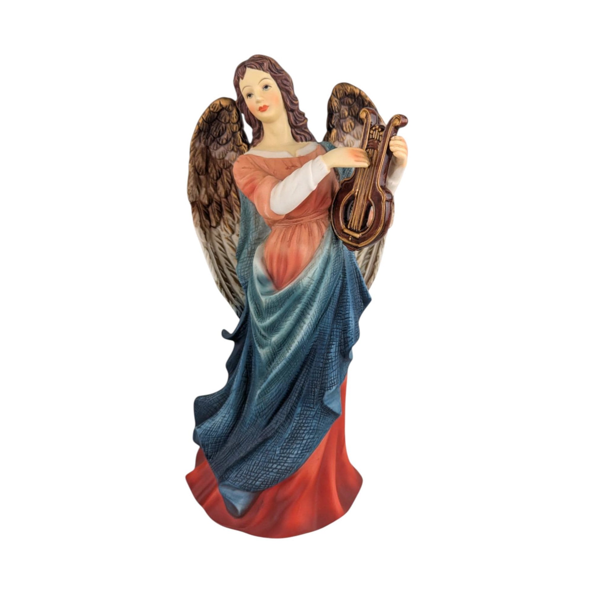 1999 Grandeur Noel Porcelain Angel Figurine Pair