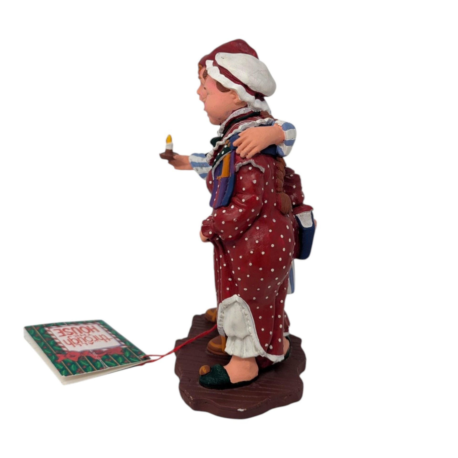 Vintage Dept 56 Mama in Her Kerchief Papa in His Cap Figurine