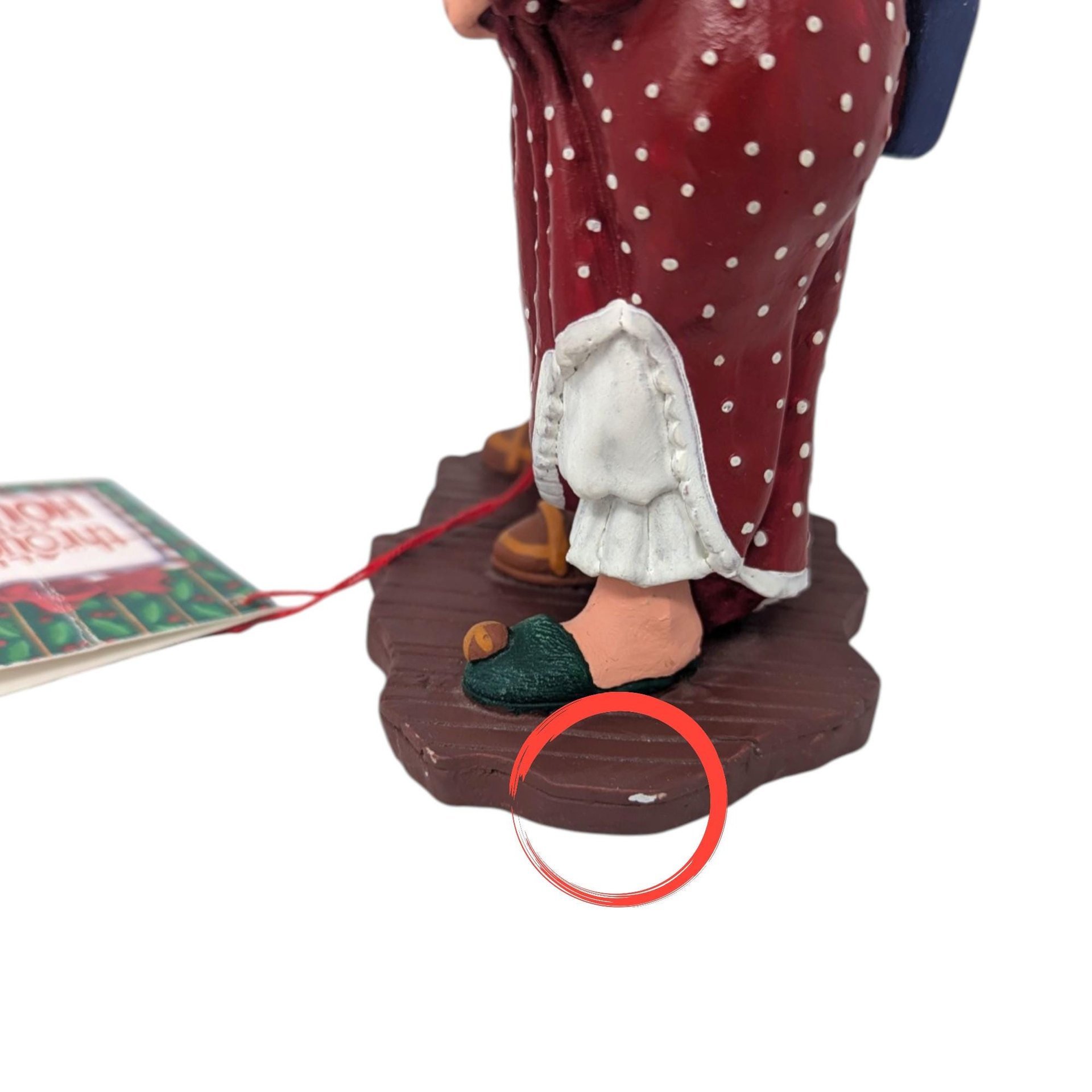 Vintage Dept 56 Mama in Her Kerchief Papa in His Cap Figurine