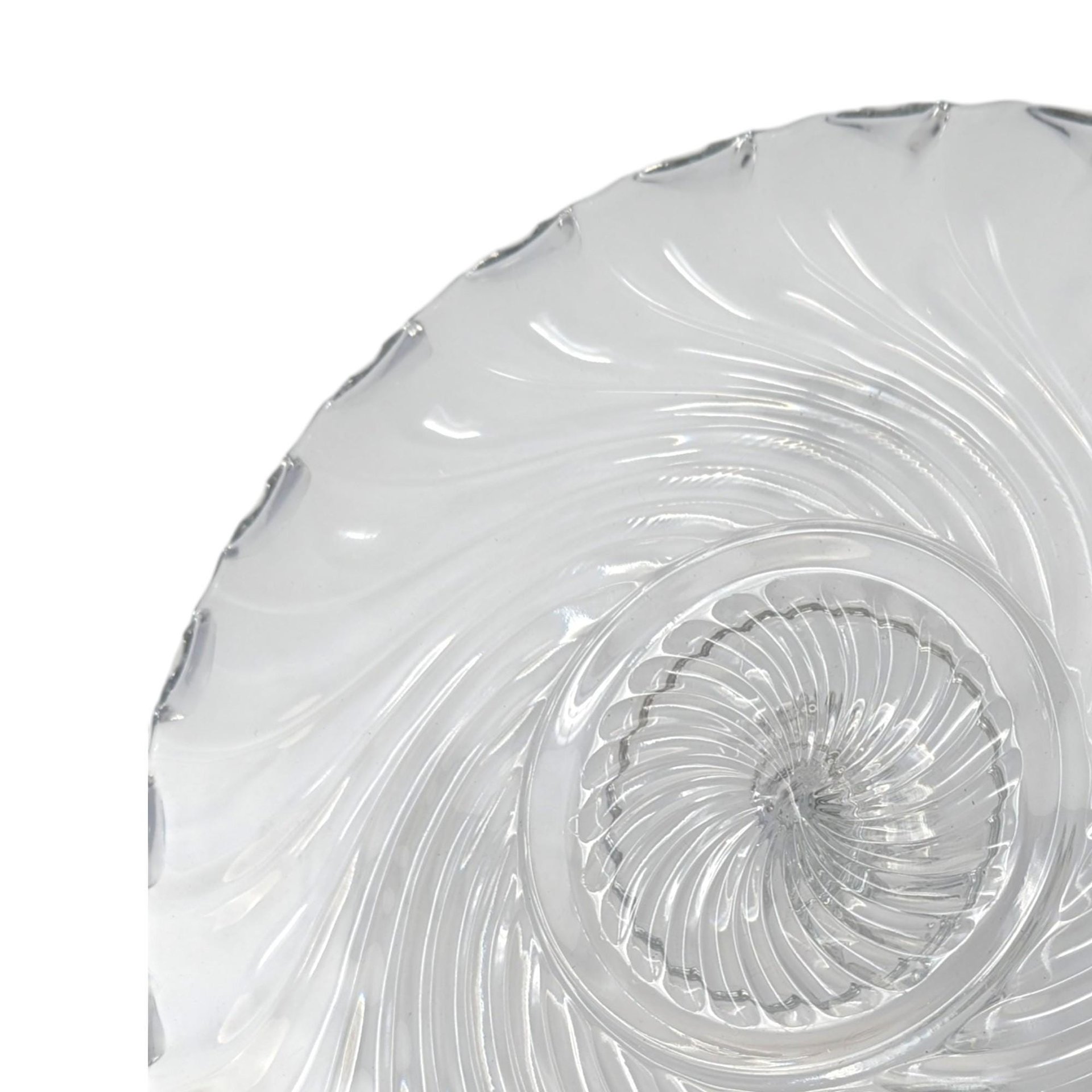 Vintage Fostoria Colony Swirl Glass Serving Tray
