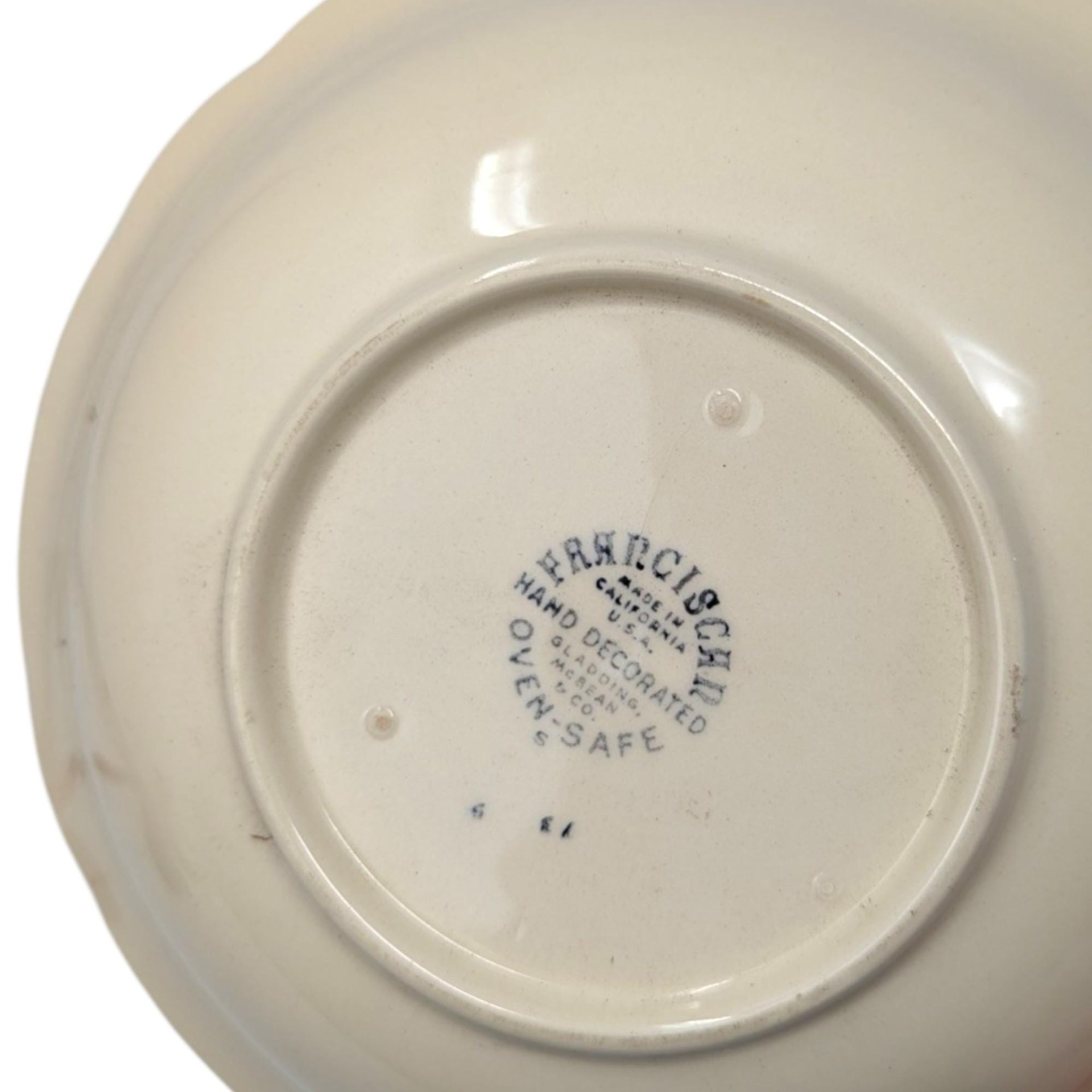 Vintage Franciscan Desert Rose Round Vegetable Bowl