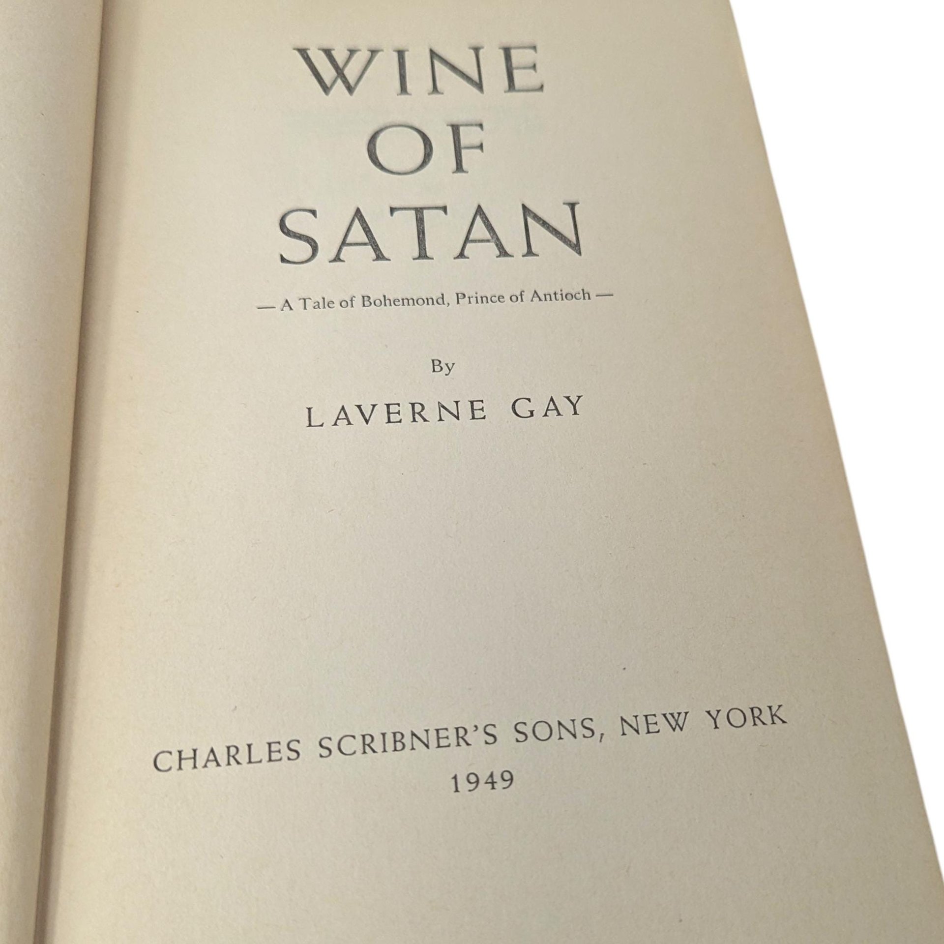 1949 Wine of Satan by Laverne Gay