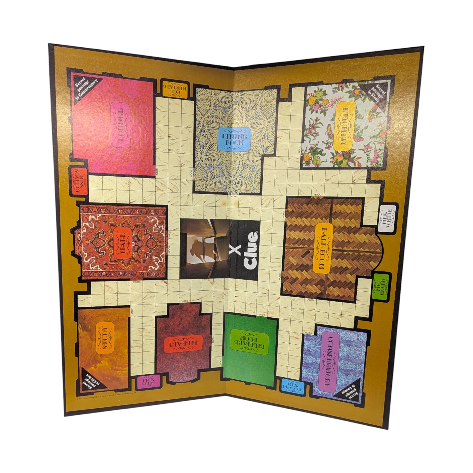 1972 Clue Parker Brothers Detective Game