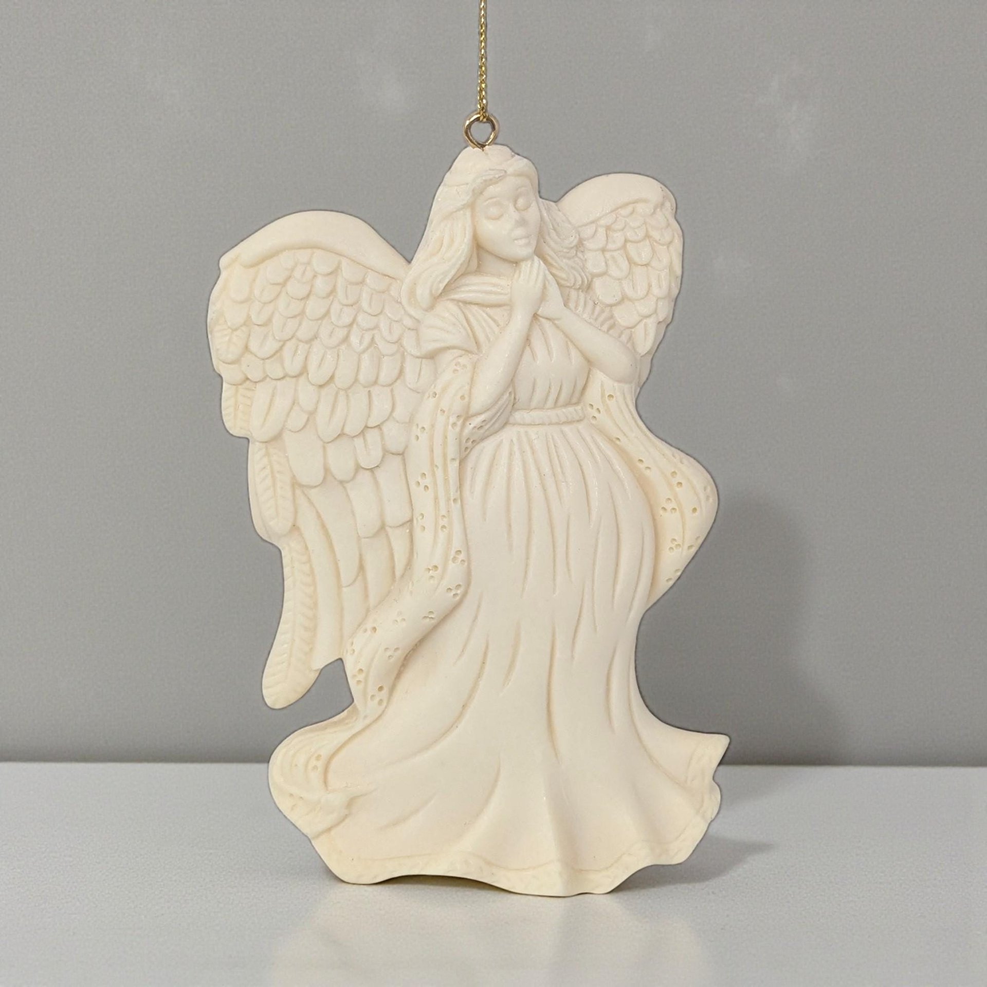 1997 Avon Seasons Joy Angel & Nativity Ornament Set