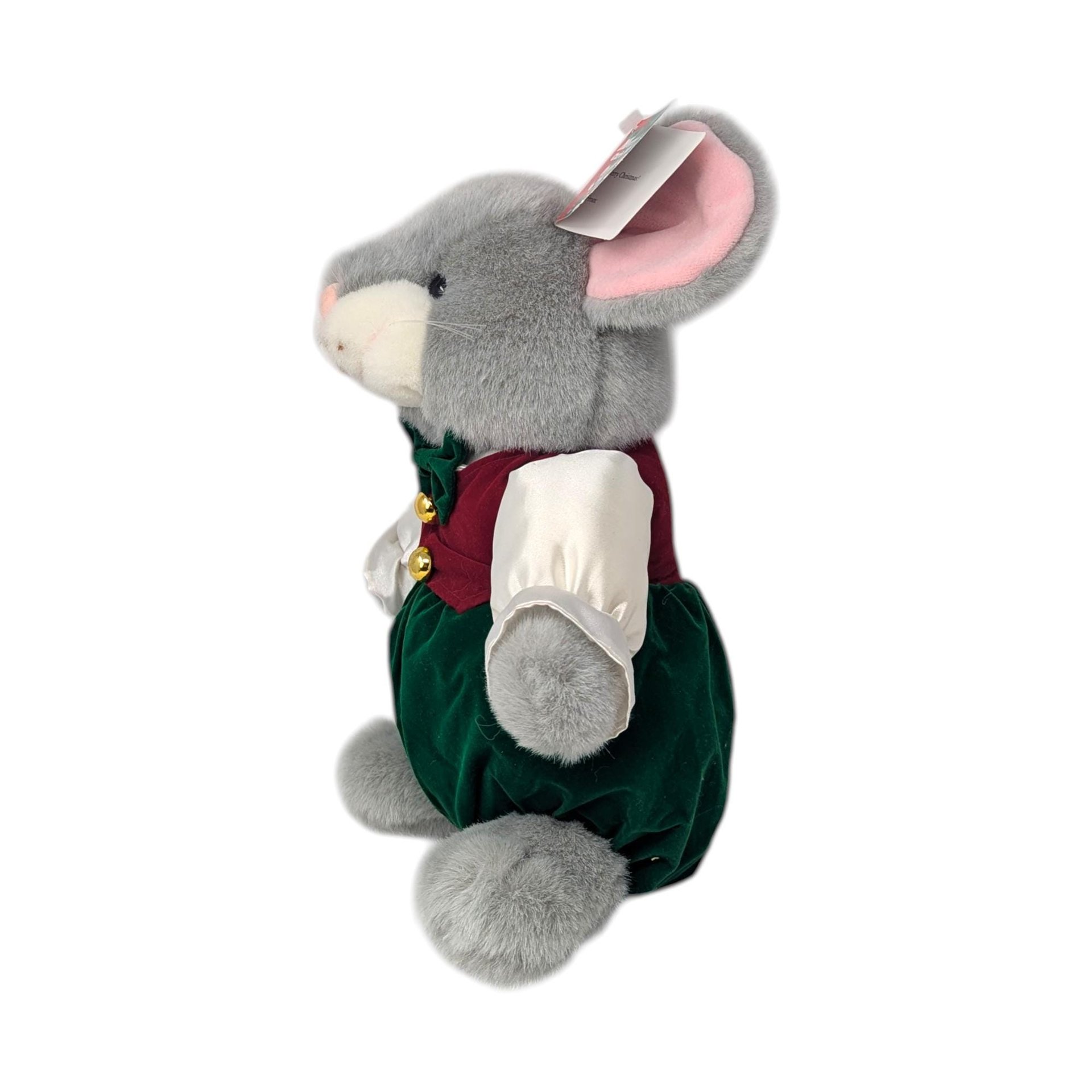 1995 Merry and Chris Mouse Holiday Plush