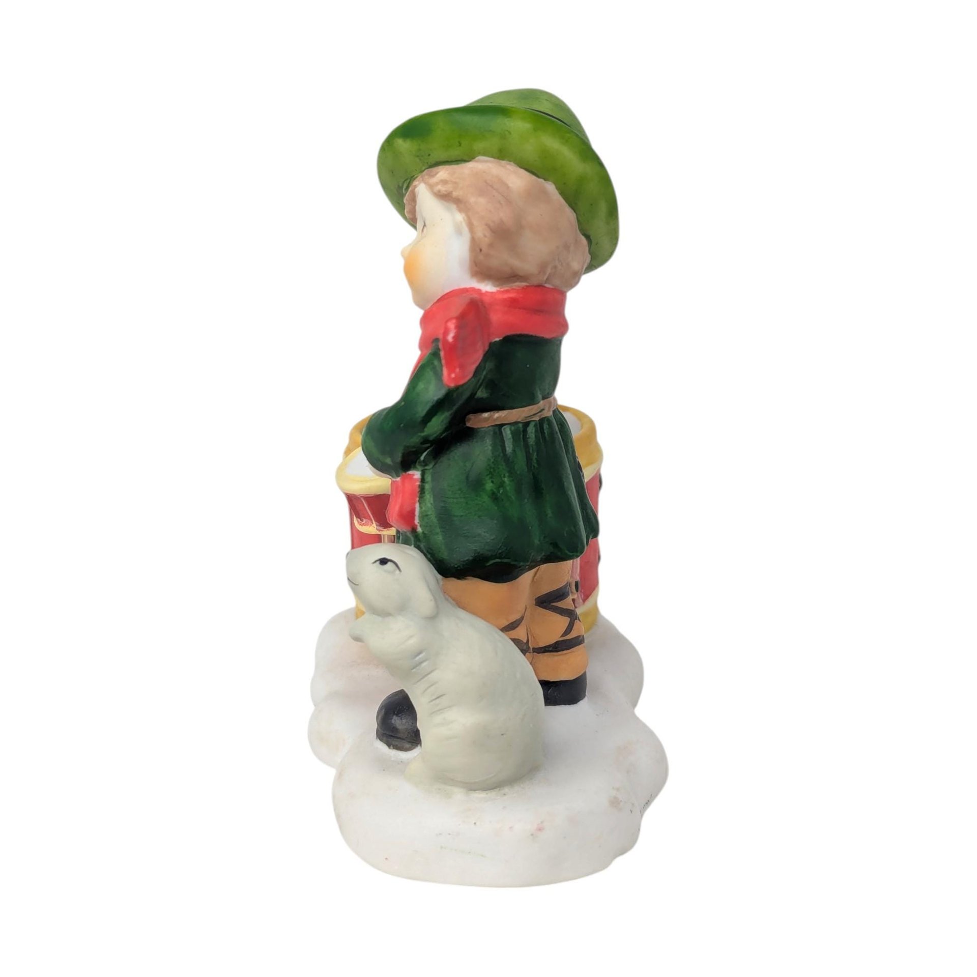 Vintage JSNY Ceramic Drummer Boy Votive Holder