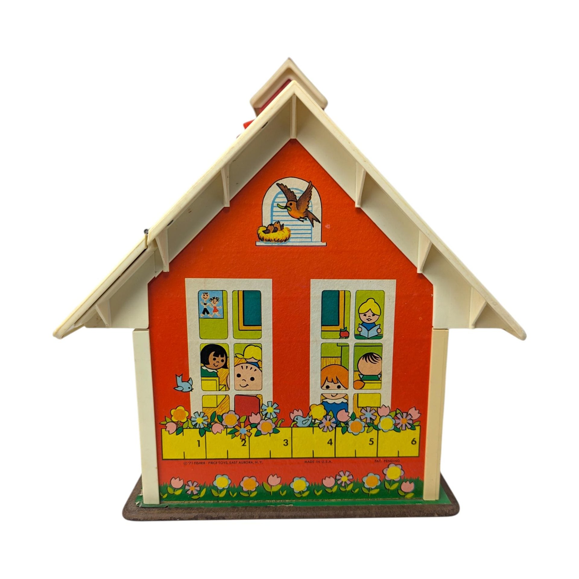 1971 Fisher Price Play Family School House
