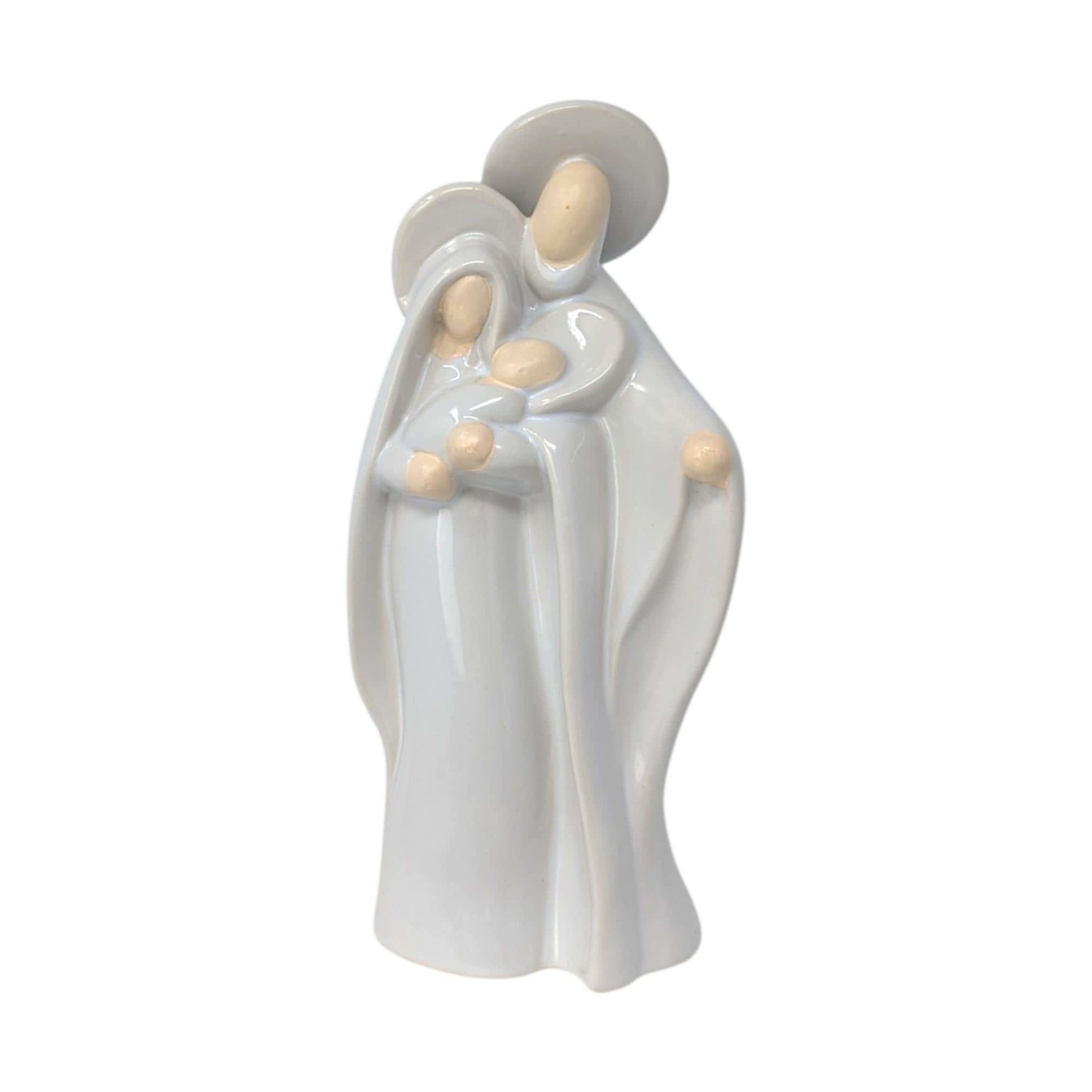 Vintage Ceramic Holy Family Mary Joseph Jesus Statue