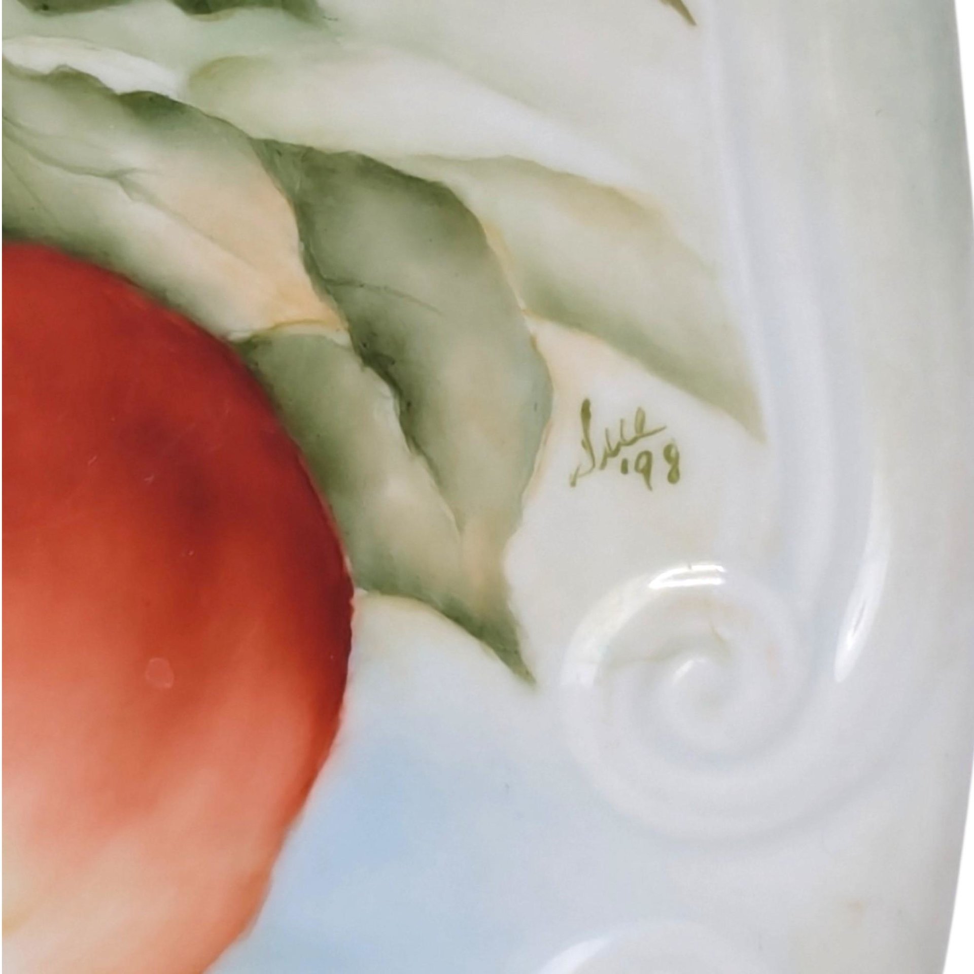 Handpainted Royal Crest Porcelain Plaque