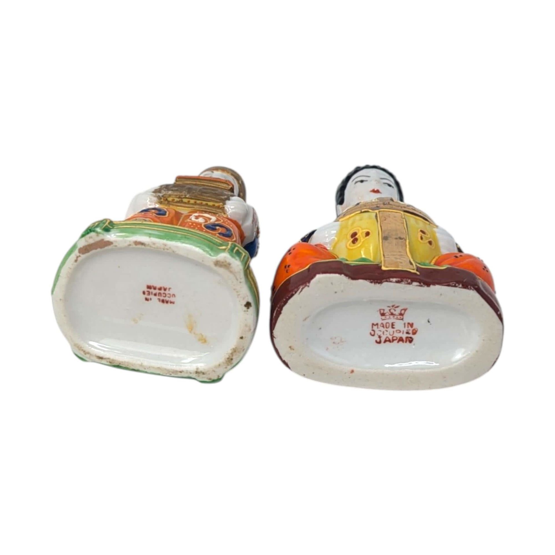 Occupied Japan Figural Tealight Holder Pair