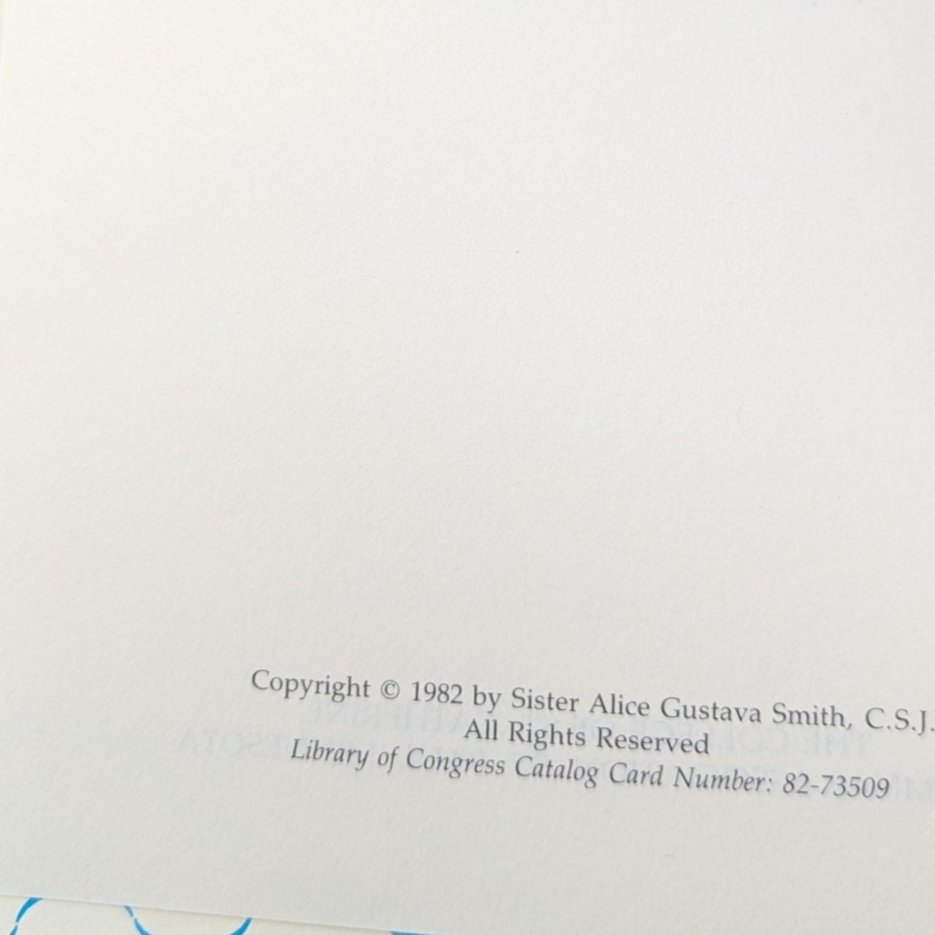 1982 Collected Poems Sister Alice Gustava Smith Hardcover