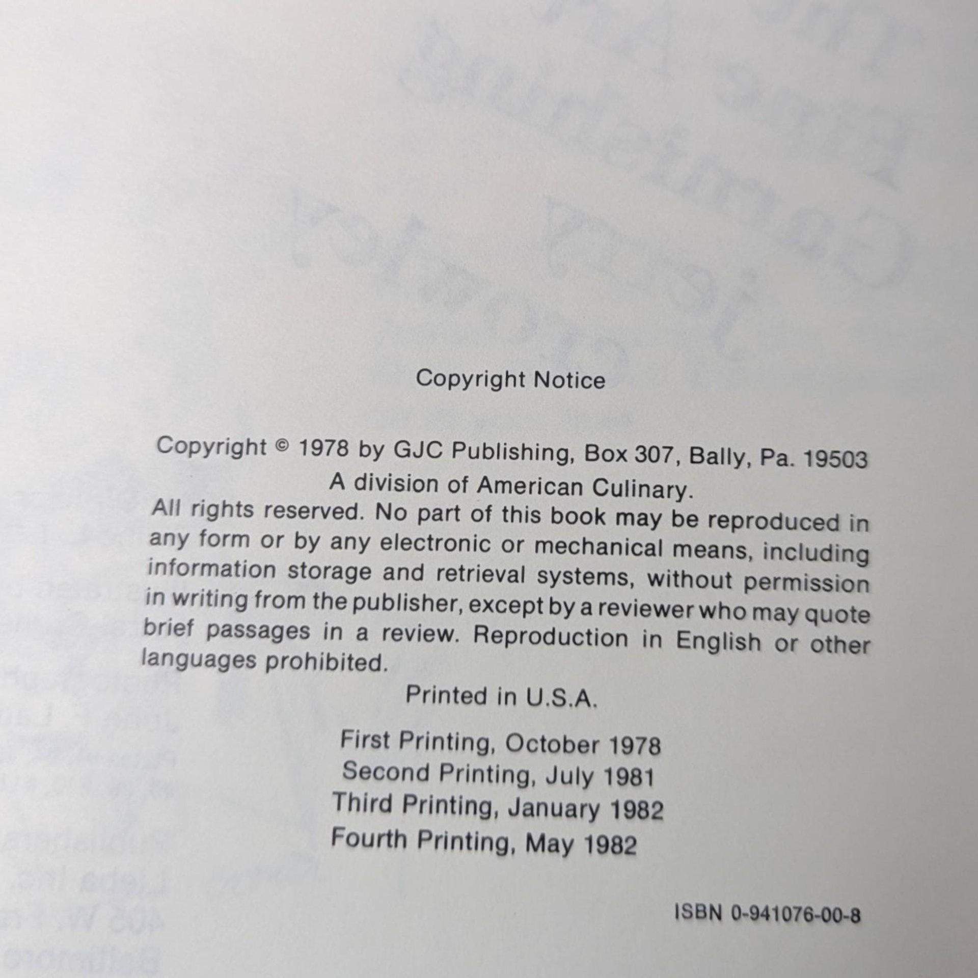 The Fine Art of Garnishing Jerry Crowley 1978