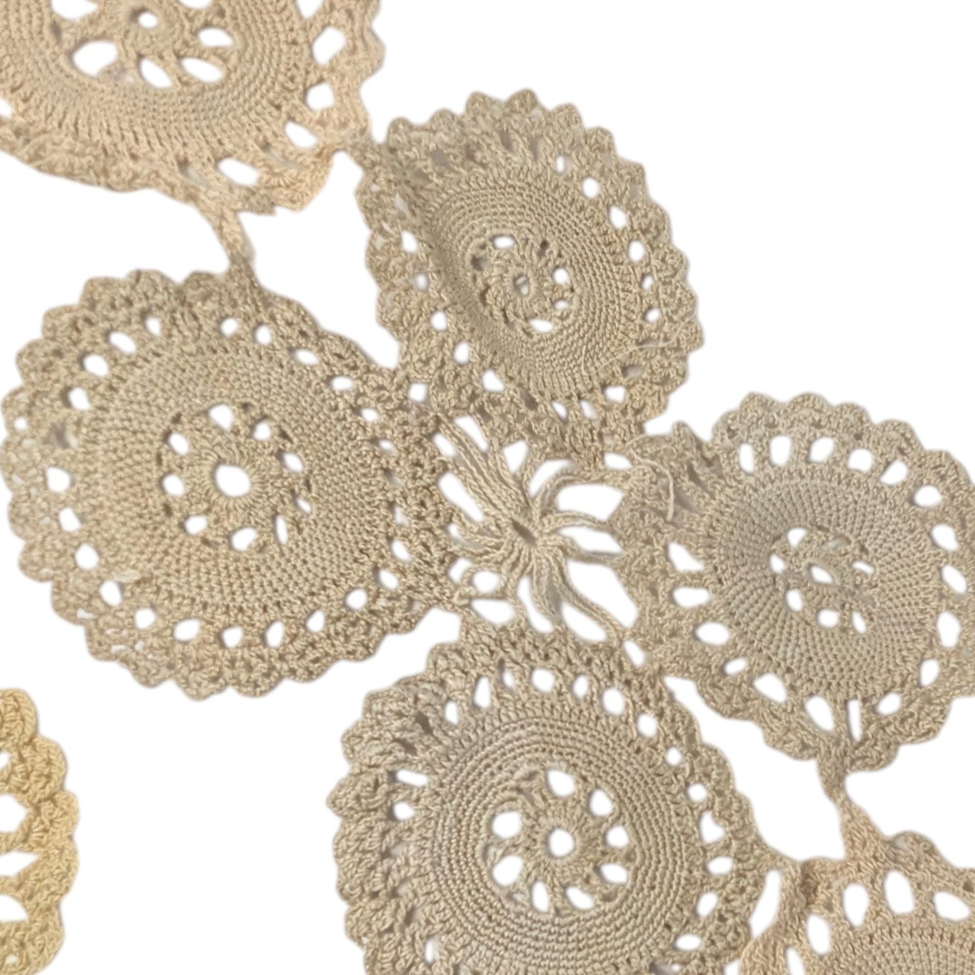Vintage Mixed Crochet Doily Set