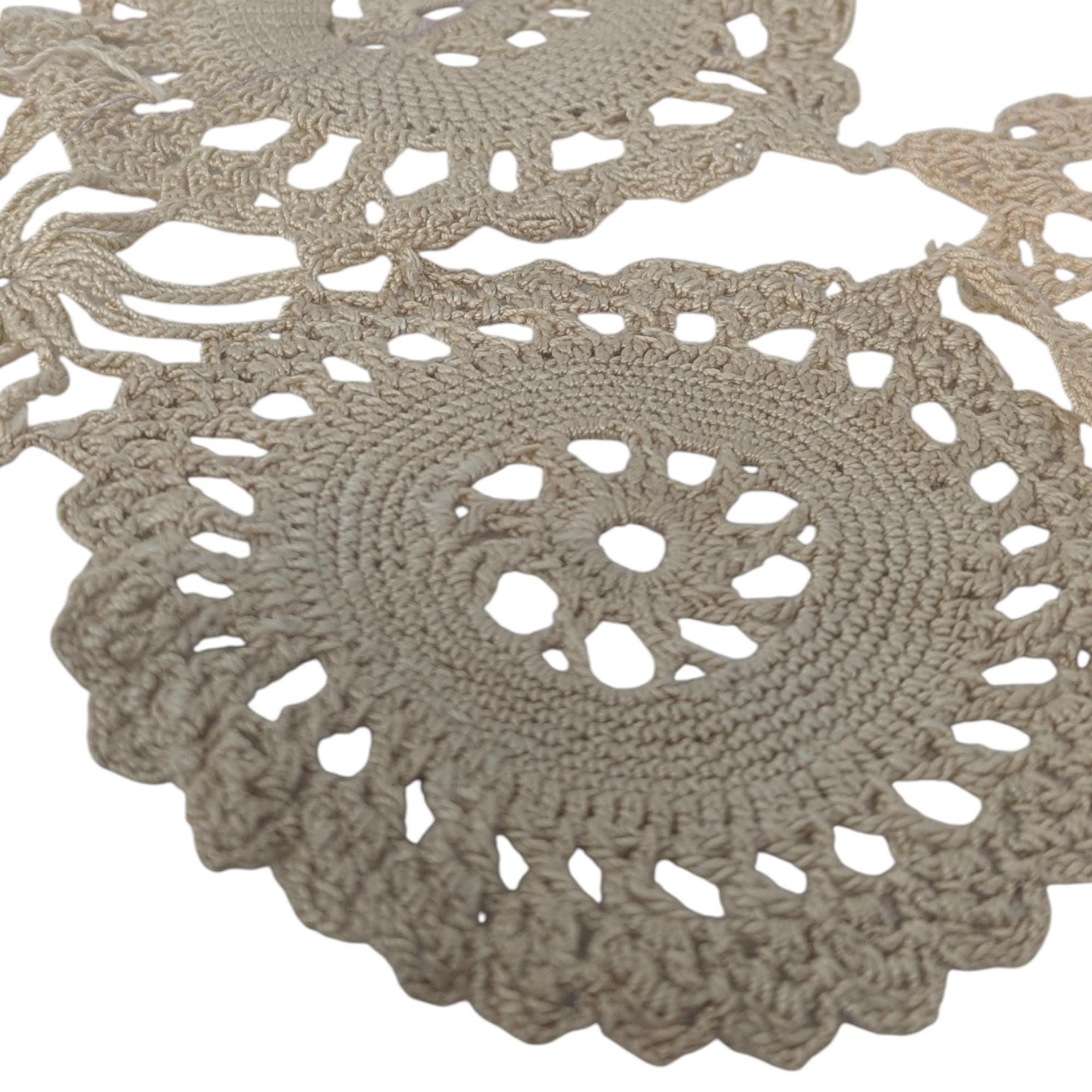 Vintage Mixed Crochet Doily Set
