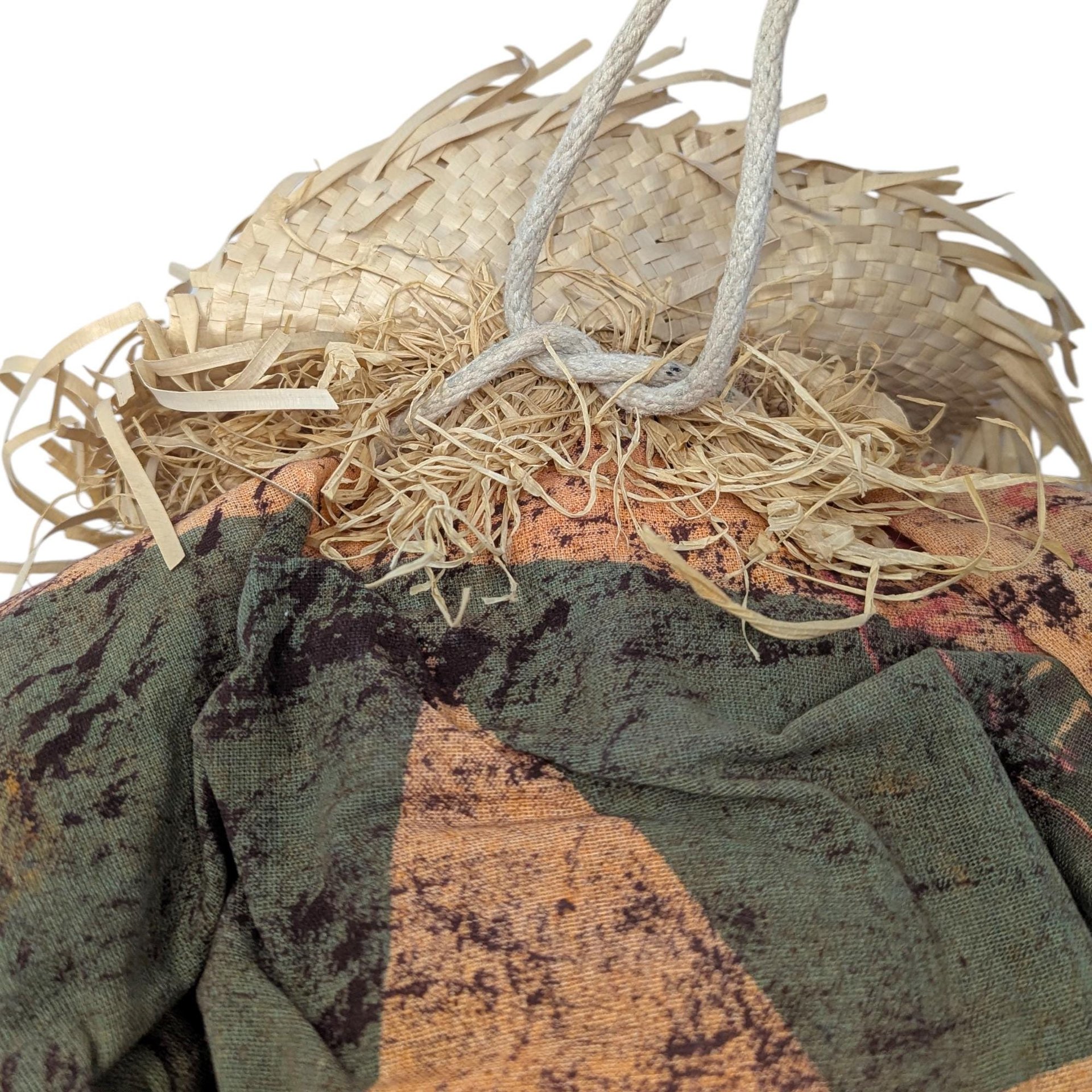 Vintage Handmade Harvest Scarecrow