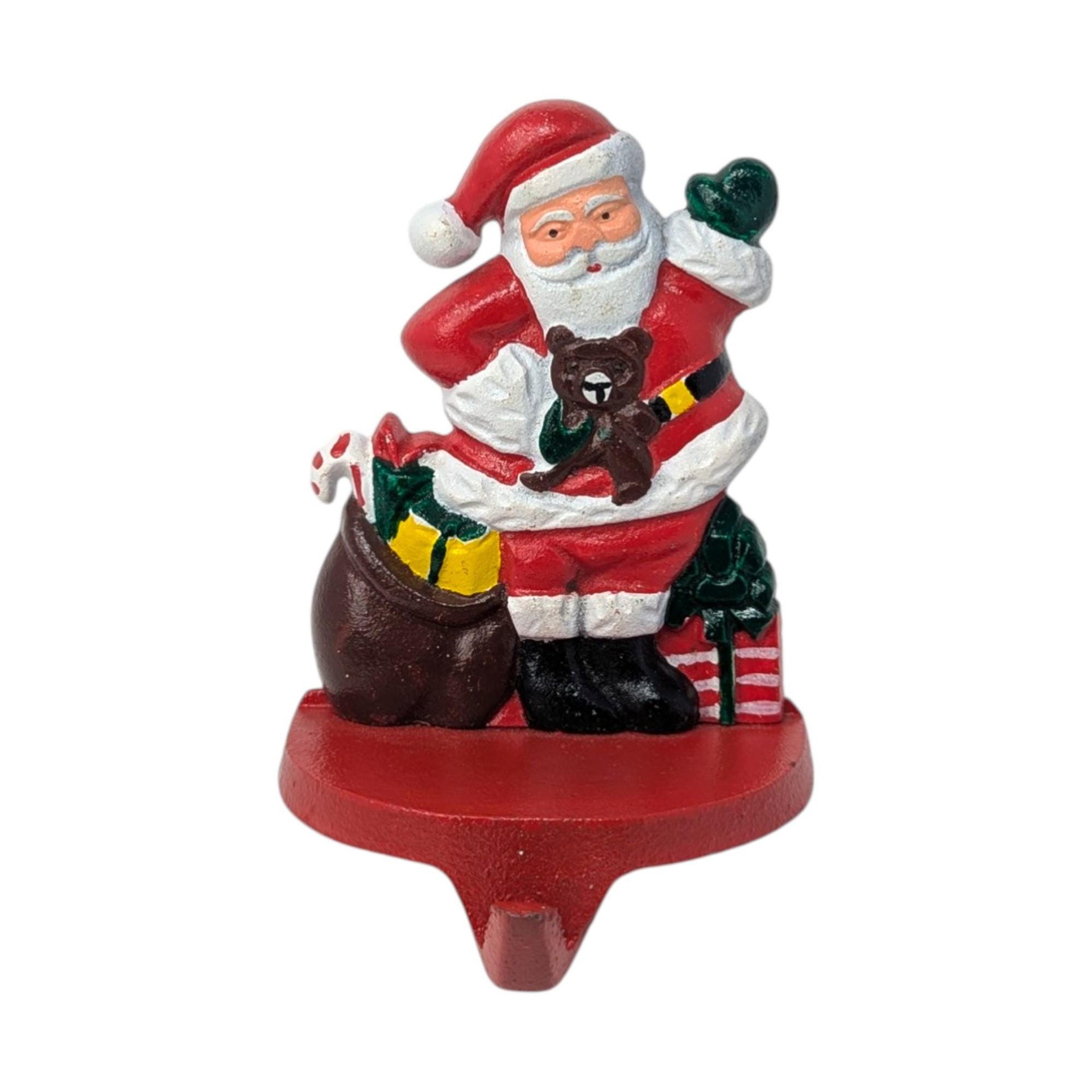 Vintage Cast Iron Christmas Stocking Holder Choice