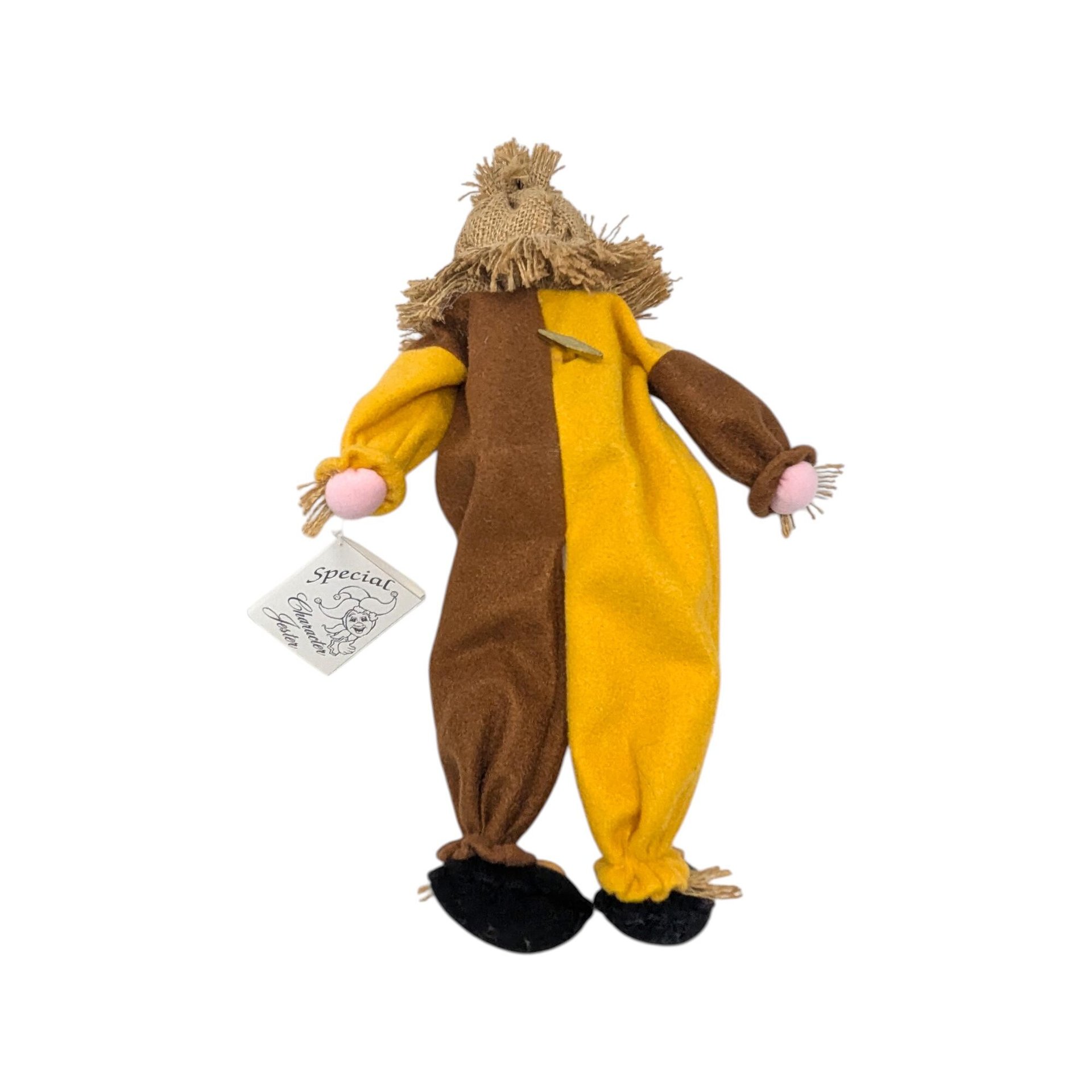 Vintage Judy Hunter Scarecrow Musical Shelf Sitter