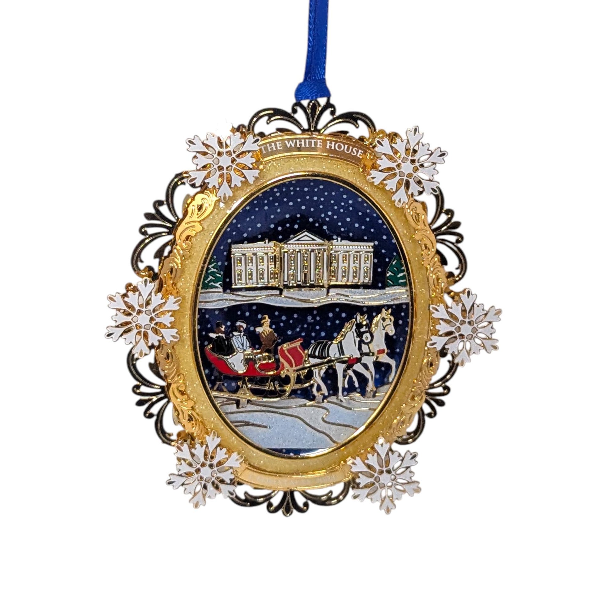 2004 White House Sleigh Ride Ornament