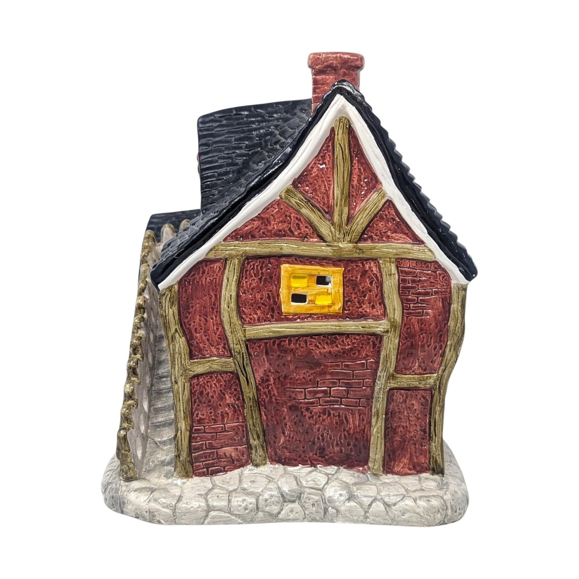 1992 Yuletide Ceramic Lighted Village House
