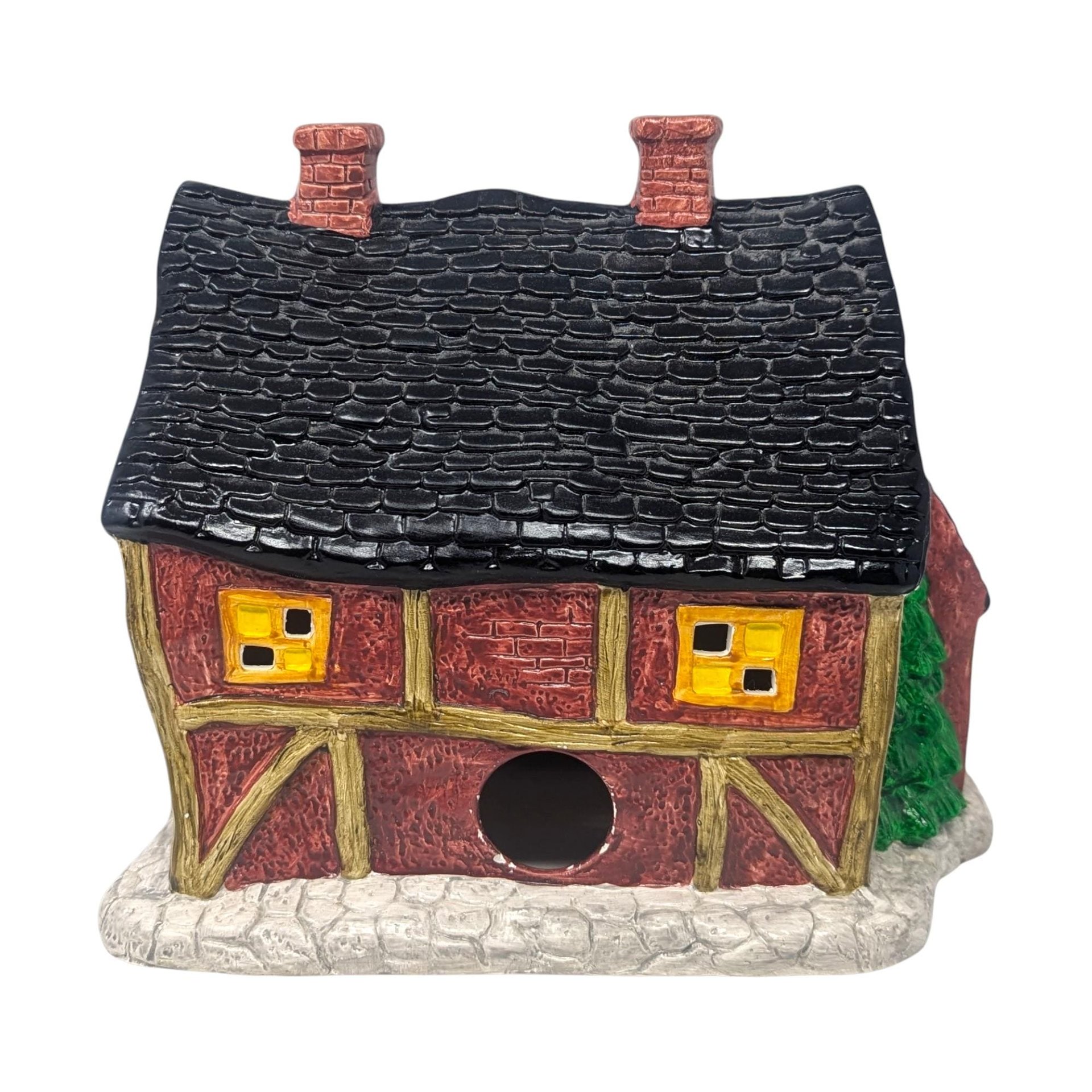 1992 Yuletide Ceramic Lighted Village House