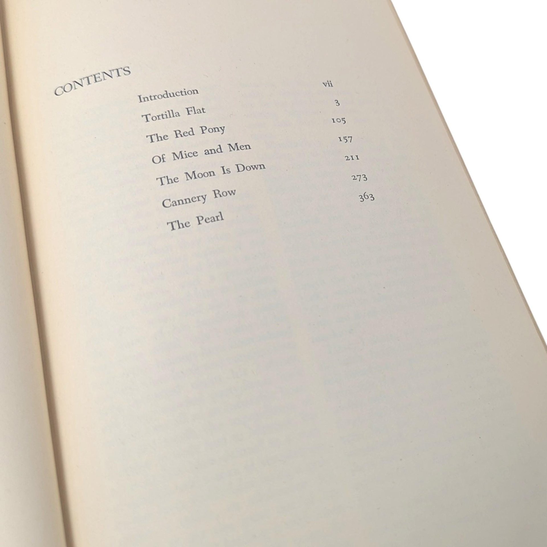 1953 The Short Novels of John Steinbeck Hardcover