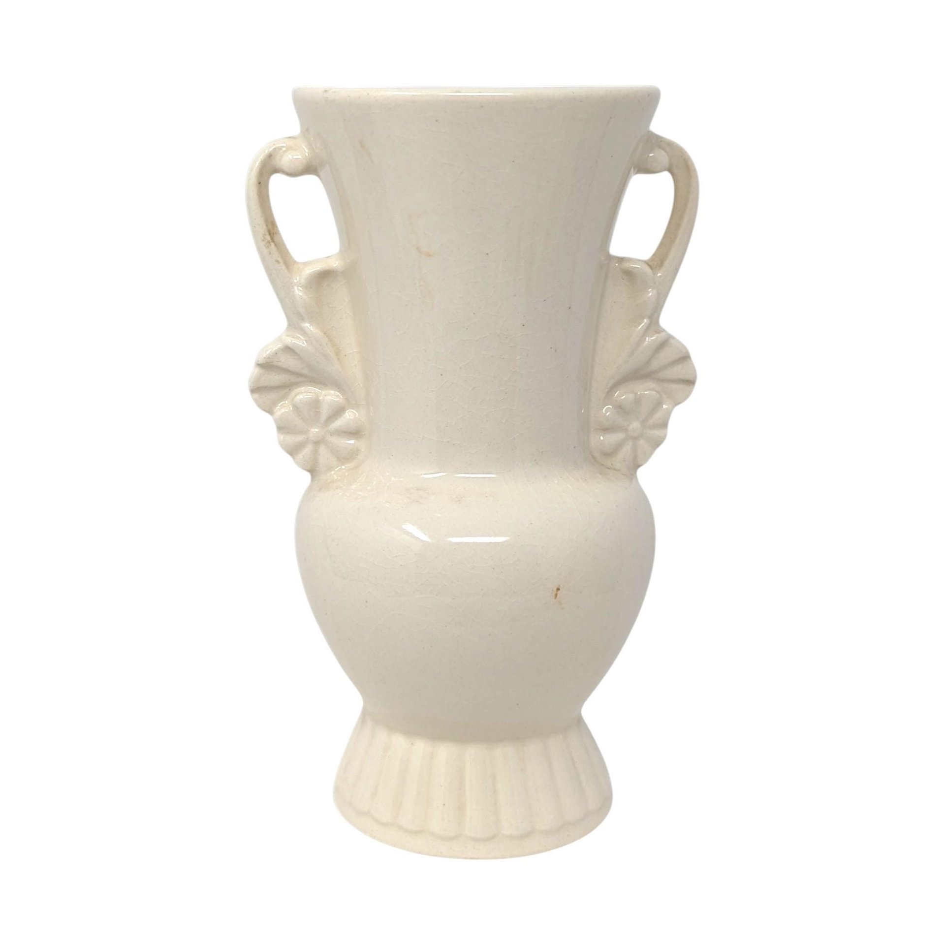 Vintage Royal Copley Cream Floral Vase