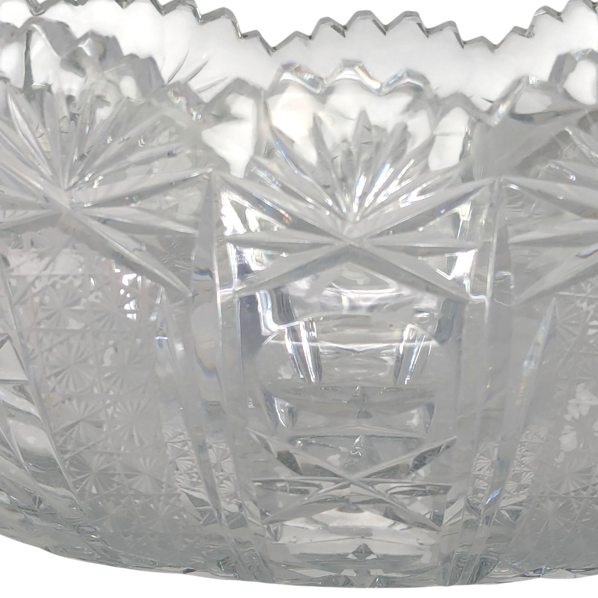 Vintage American Brilliant Cut Crystal Bowl