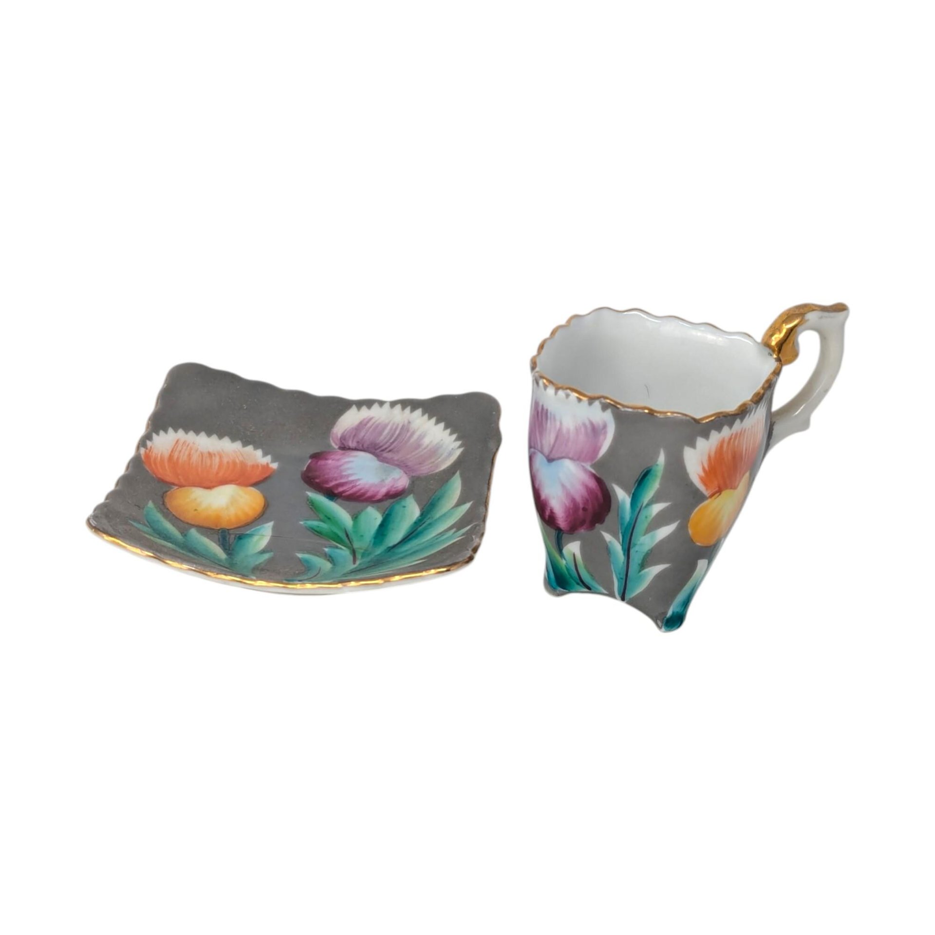 Trimont Occupied Japan Thistle Demitasse